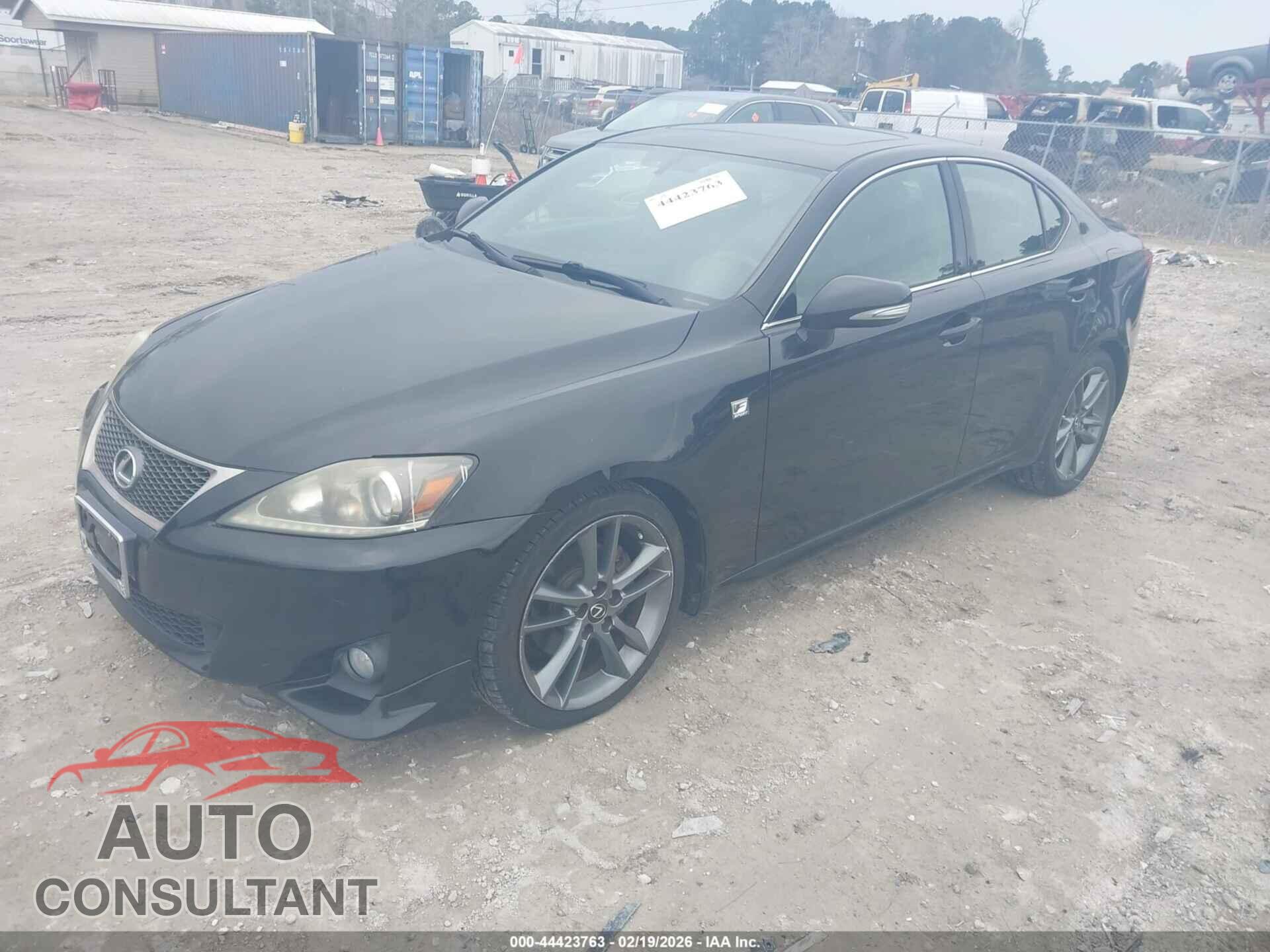 LEXUS IS 250 2012 - JTHBF5C24C5159532