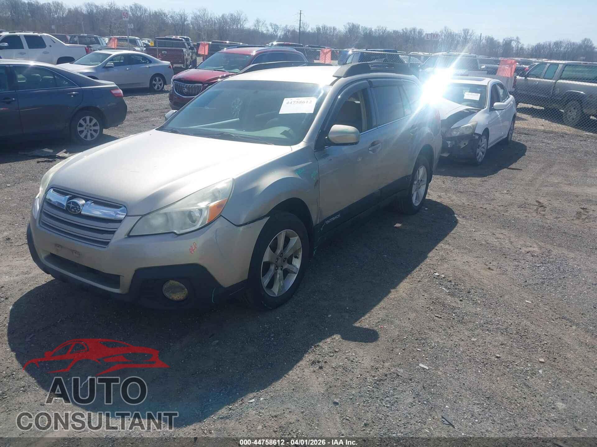 SUBARU OUTBACK 2014 - 4S4BRBCC5E3247547