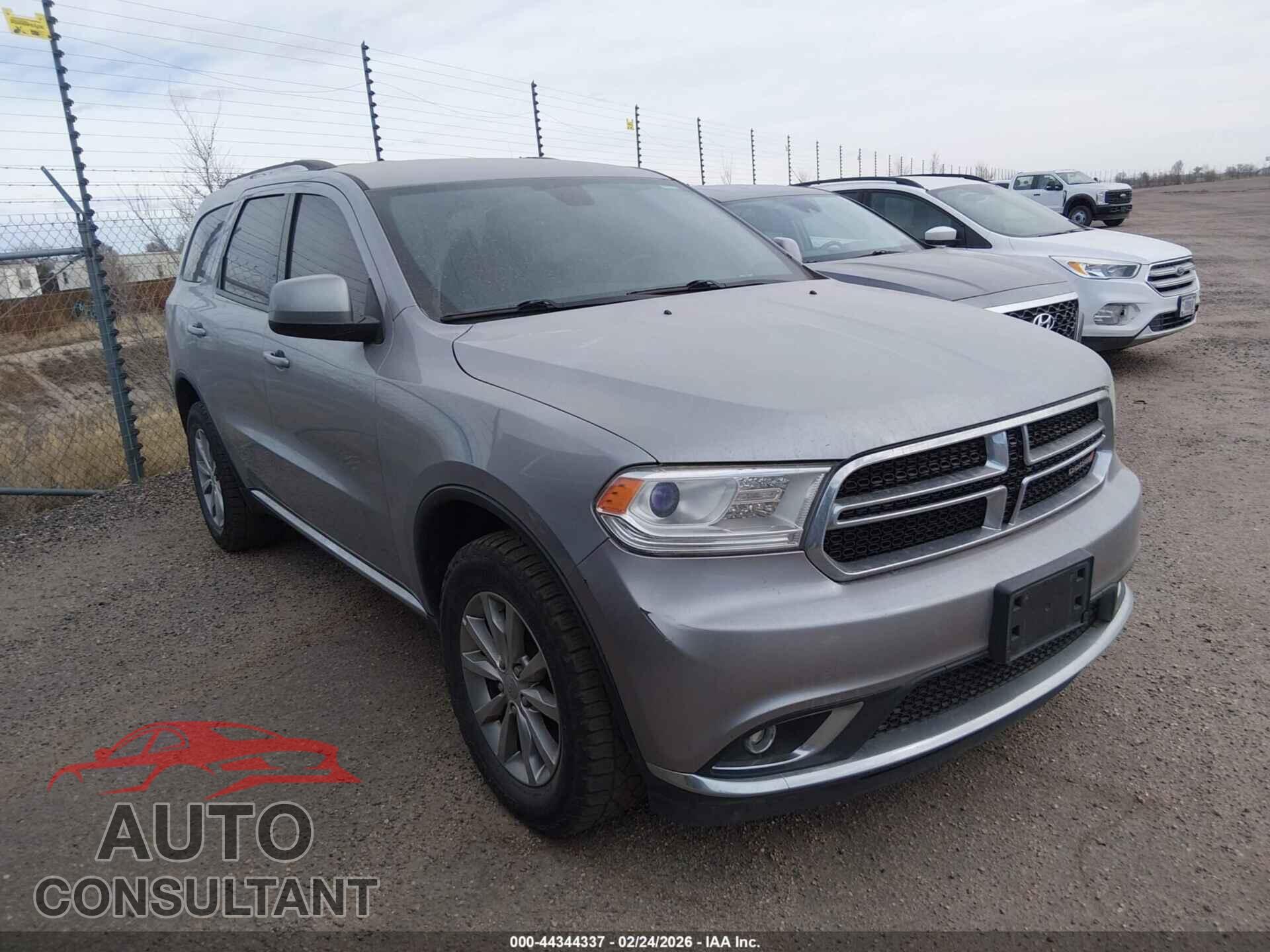 DODGE DURANGO 2017 - 1C4RDJAGXHC816947