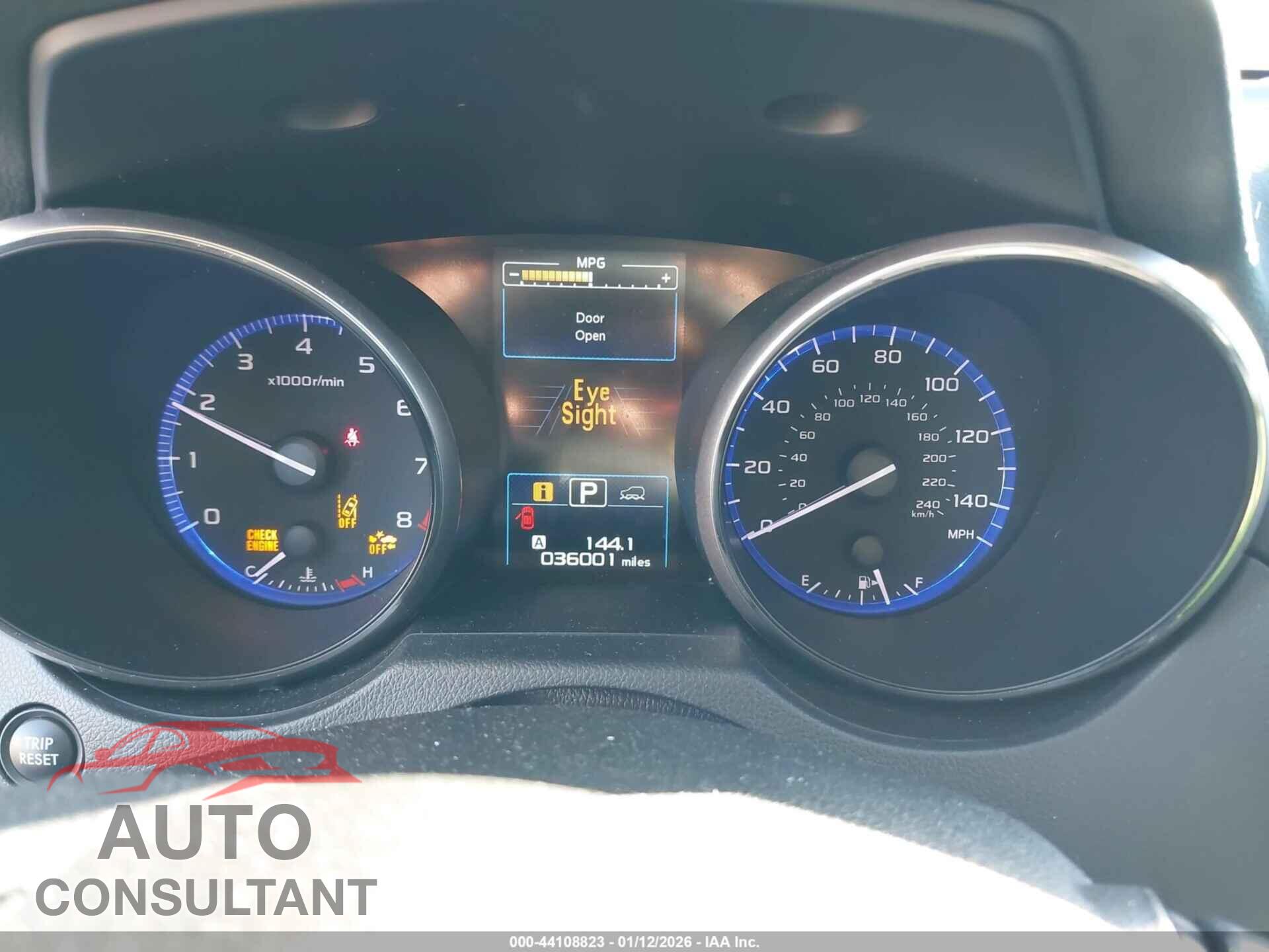 SUBARU OUTBACK 2018 - 4S4BSAFC4J3349054