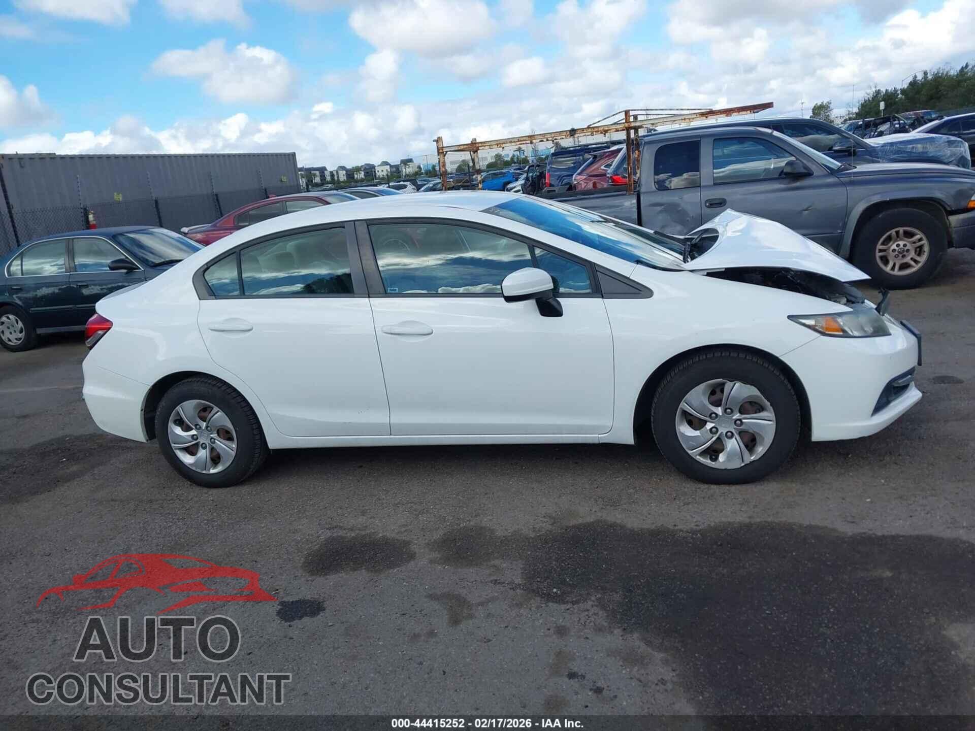 HONDA CIVIC 2014 - 19XFB2F5XEE218092