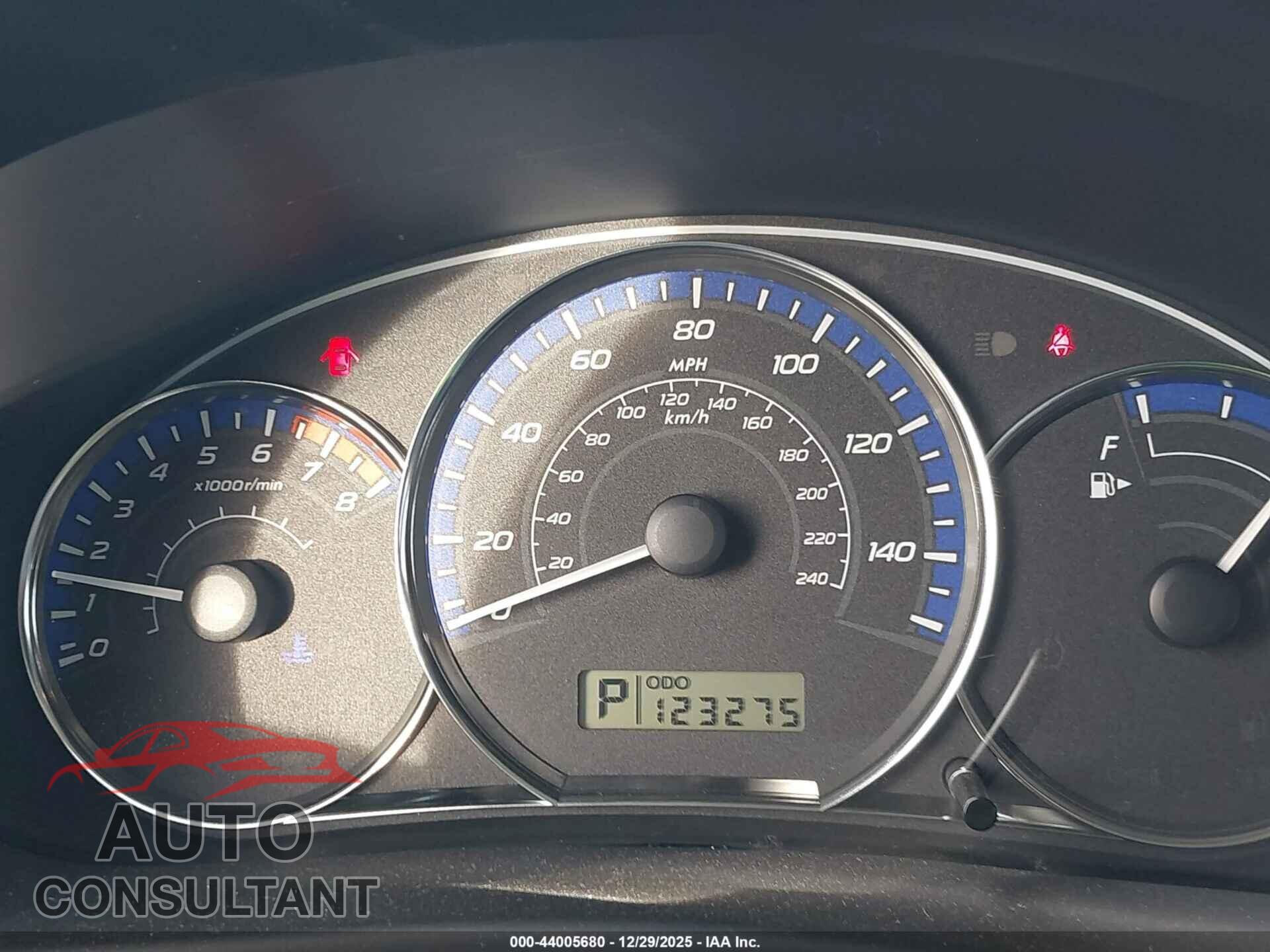SUBARU FORESTER 2012 - JF2SHAEC5CH411024