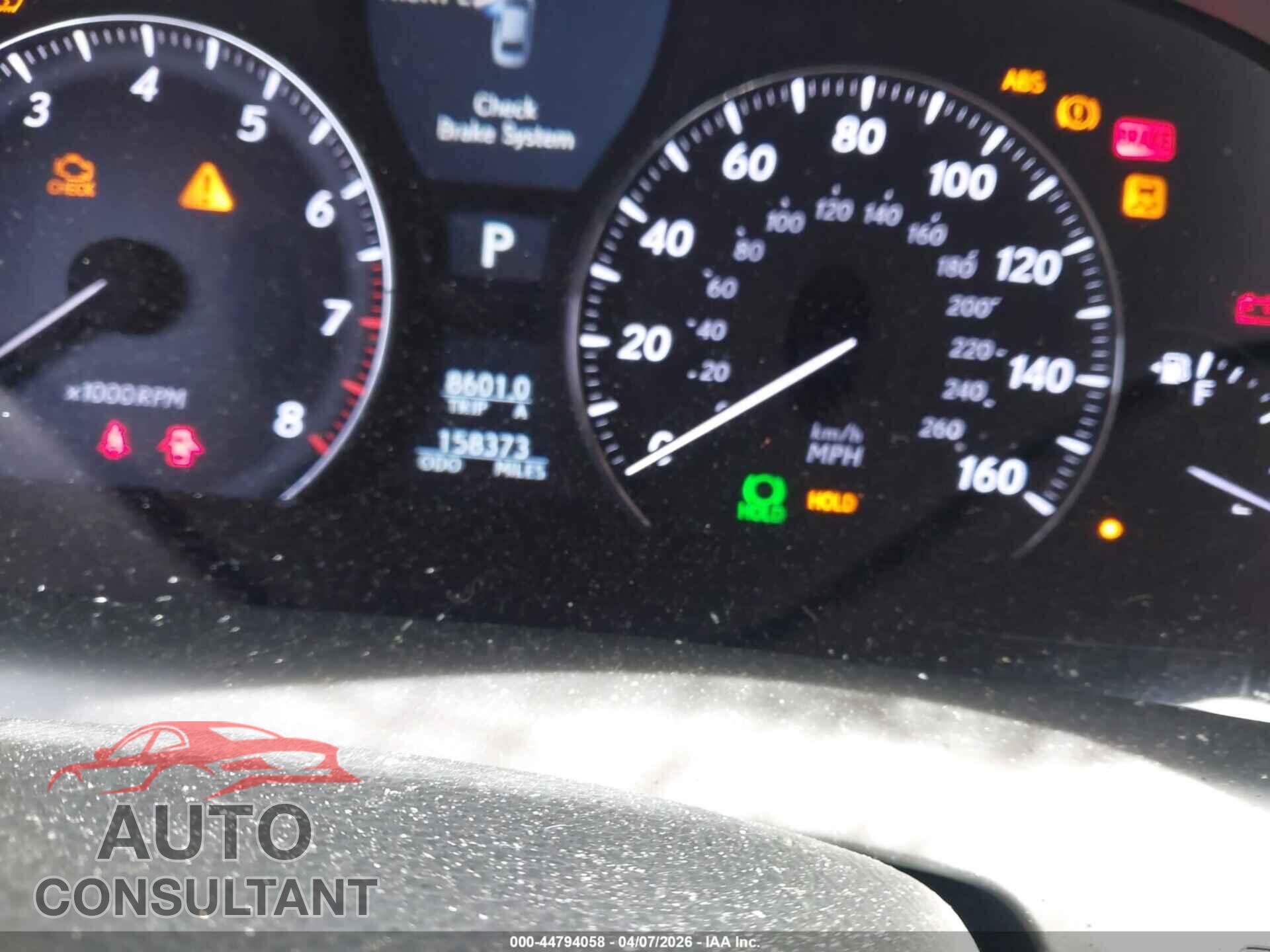 LEXUS LS 460 2012 - JTHBL5EF2C5111939