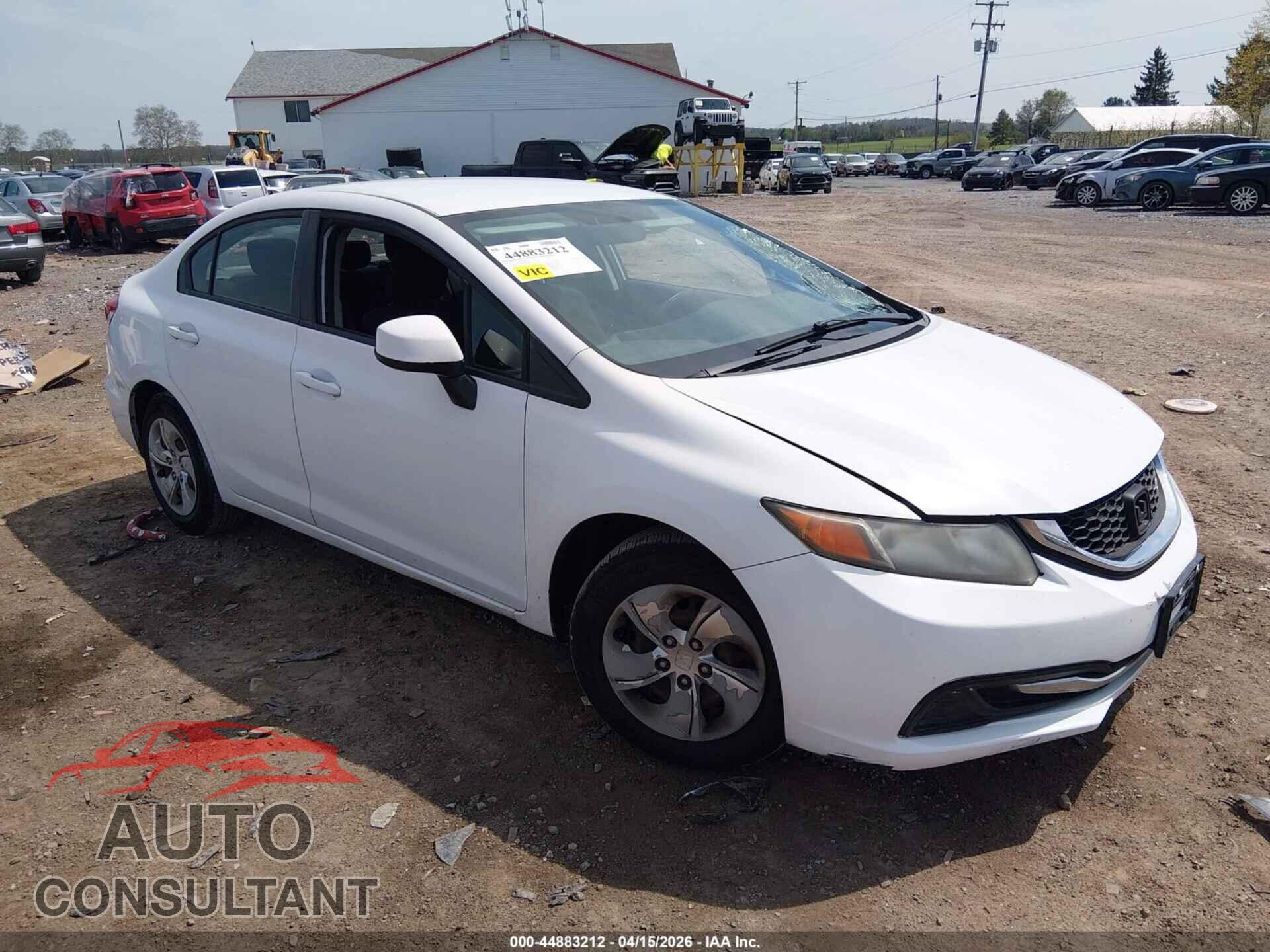HONDA CIVIC 2013 - 19XFB2F5XDE206281