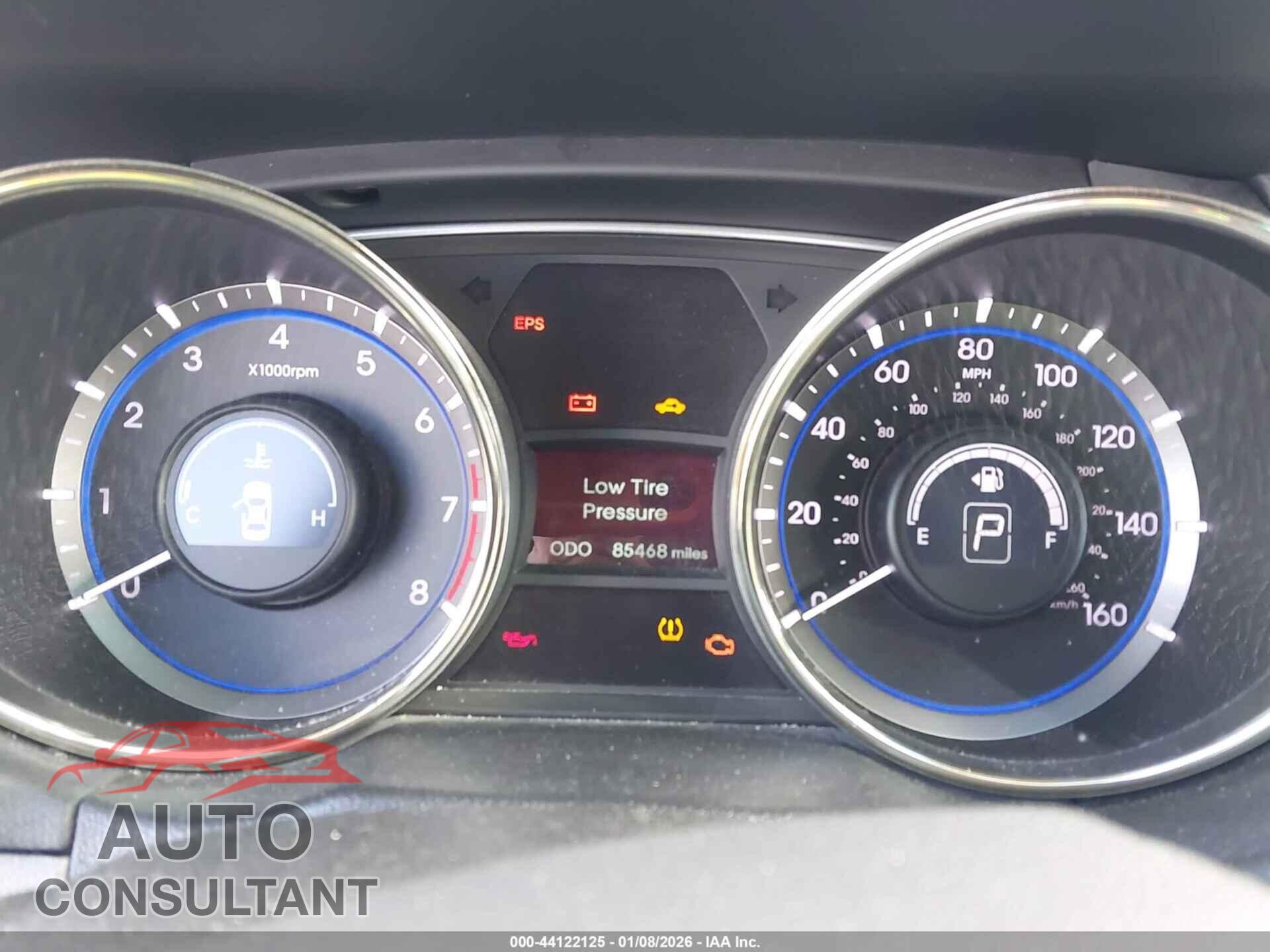 HYUNDAI SONATA 2012 - 5NPEC4AC1CH332677