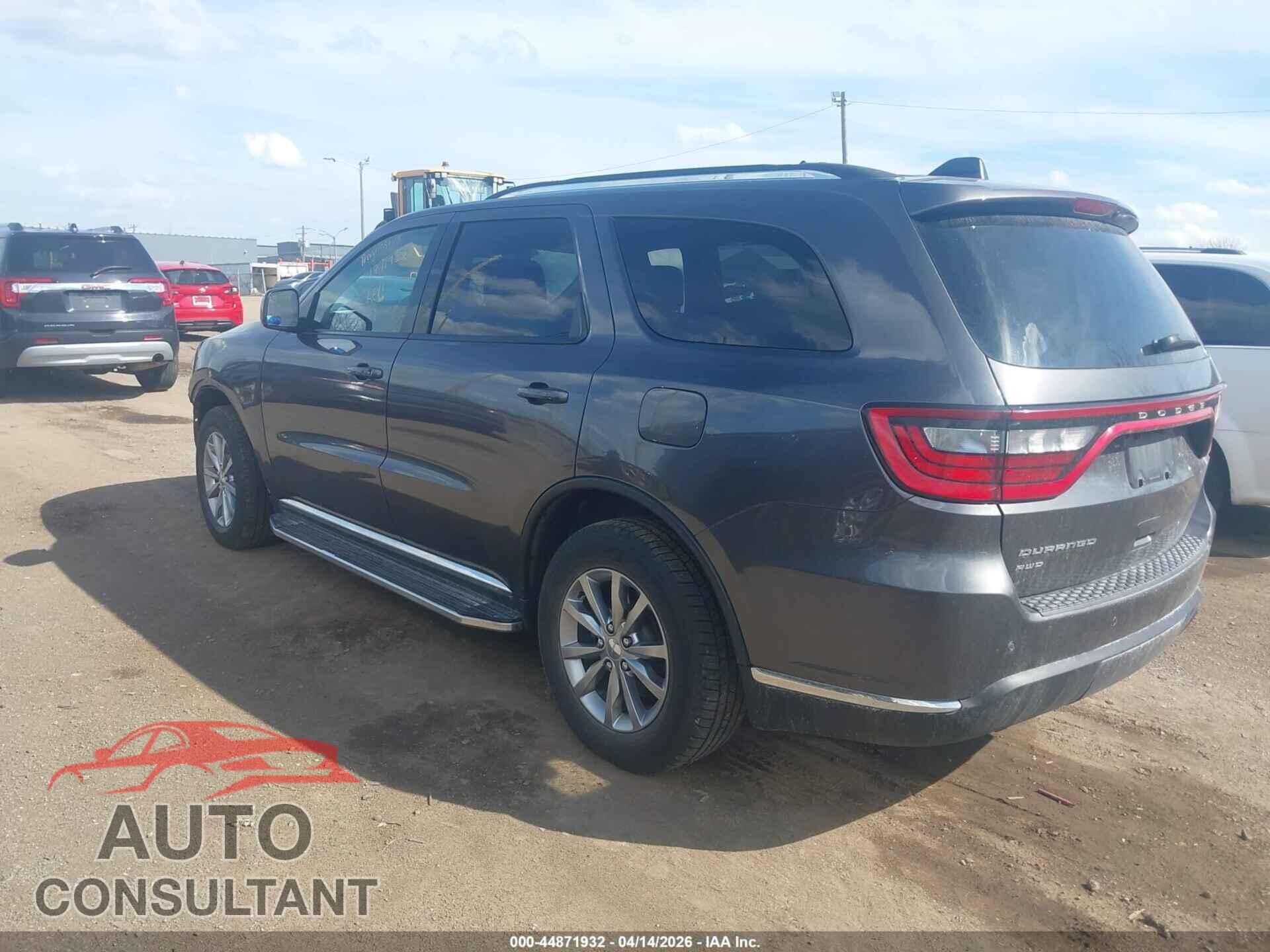 DODGE DURANGO 2017 - 1C4RDJAG7HC883912