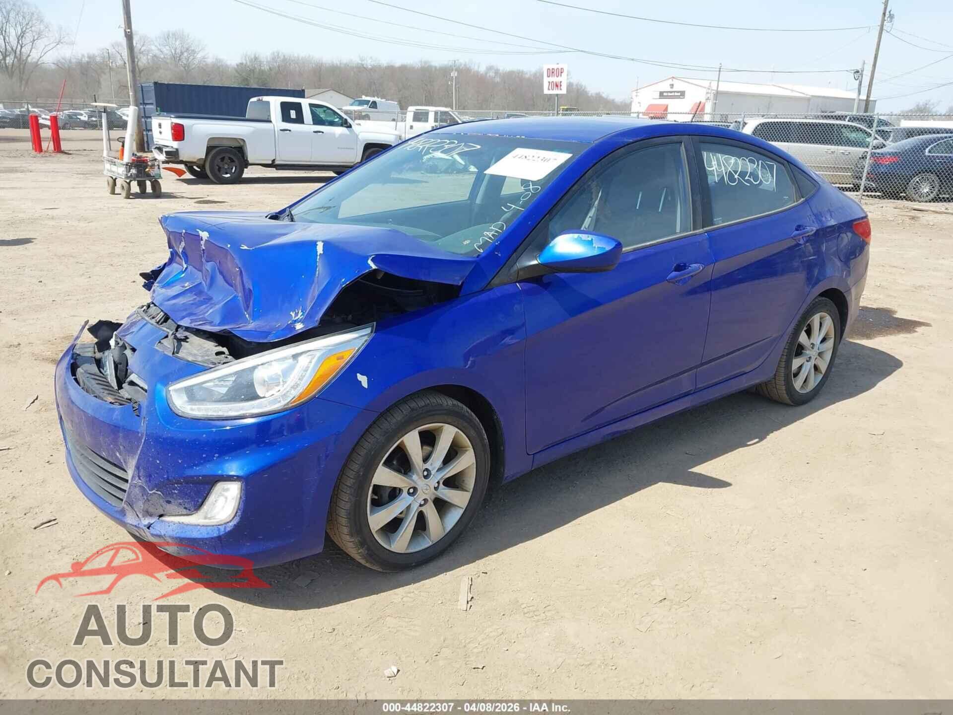 HYUNDAI ACCENT 2014 - KMHCU4AE3EU757778