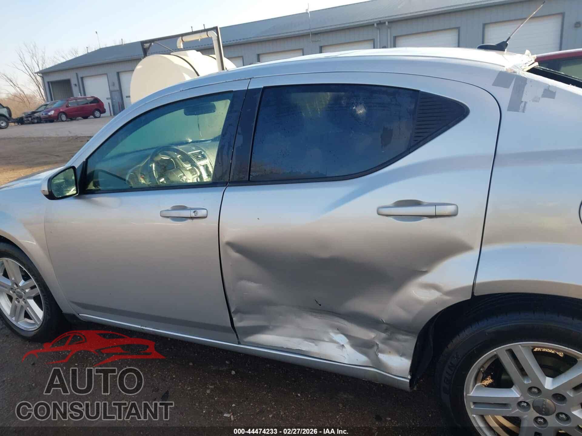 DODGE AVENGER 2012 - 1C3CDZCB8CN240475