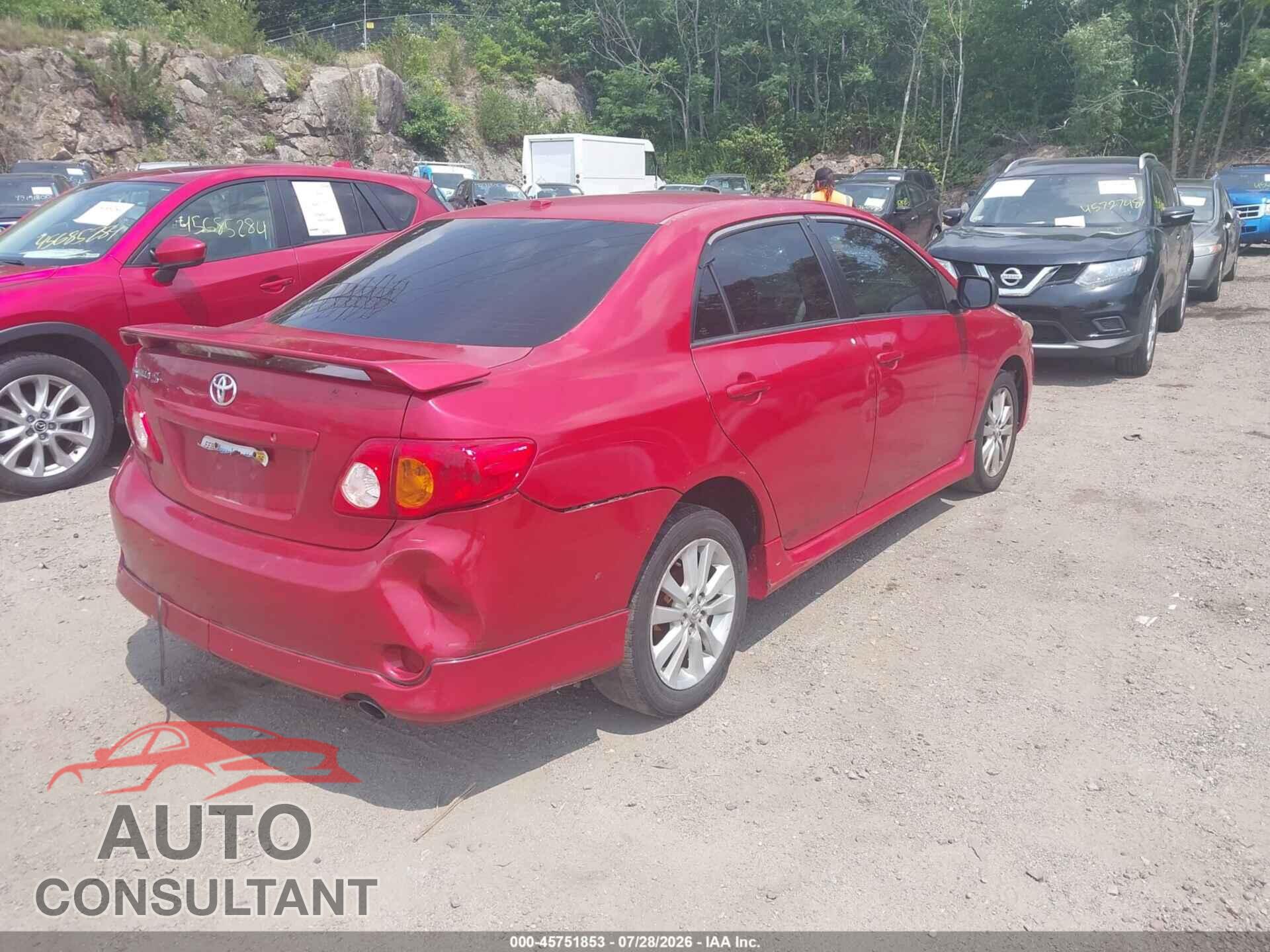 TOYOTA COROLLA 2010 - 2T1BU4EE0AC471663