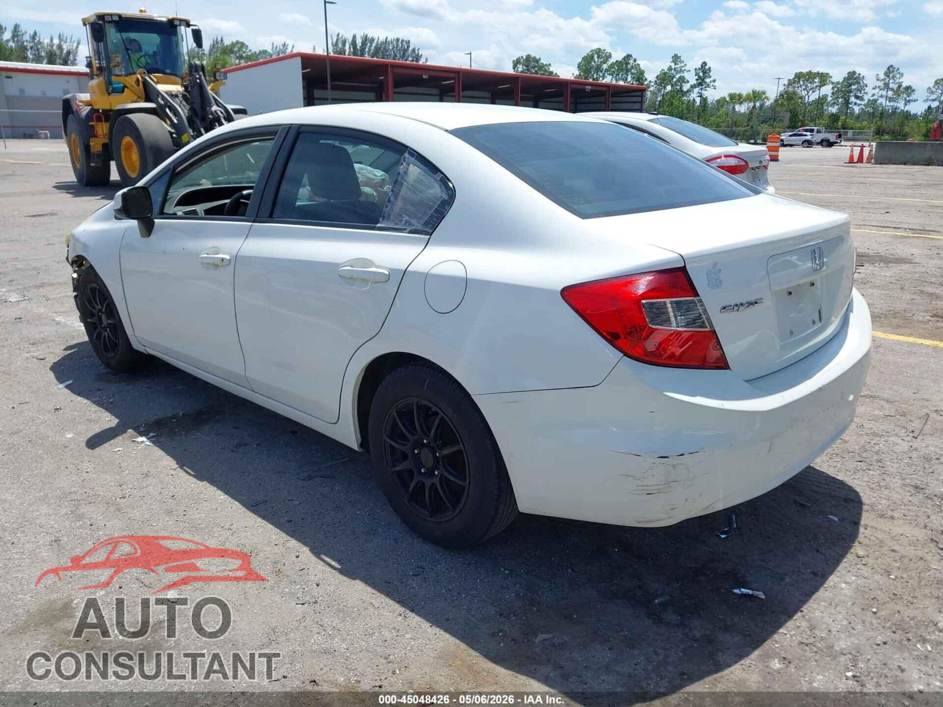 HONDA CIVIC 2012 - 19XFB2F50CE368838