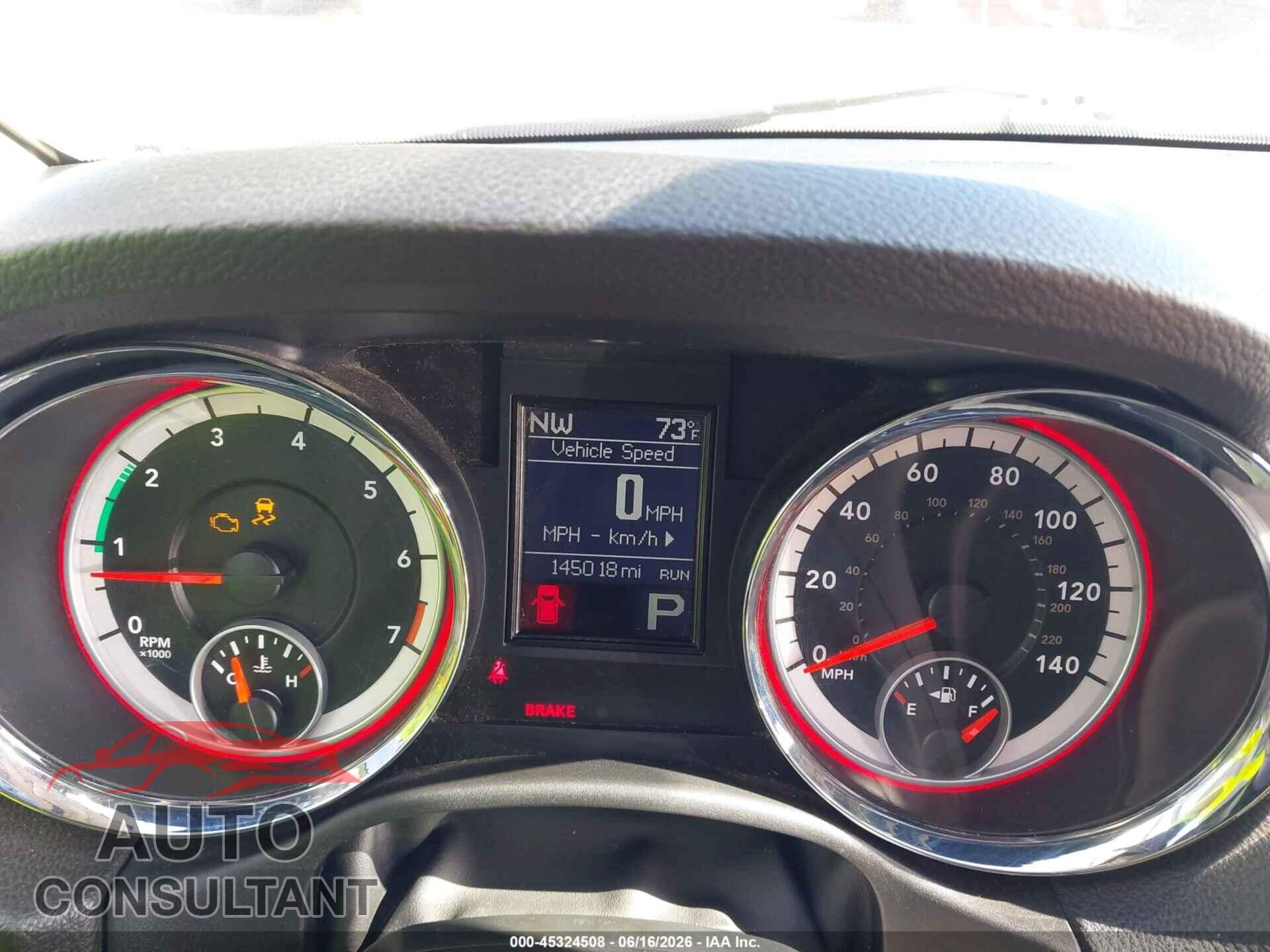 DODGE DURANGO 2013 - 1C4RDJAG4DC512426