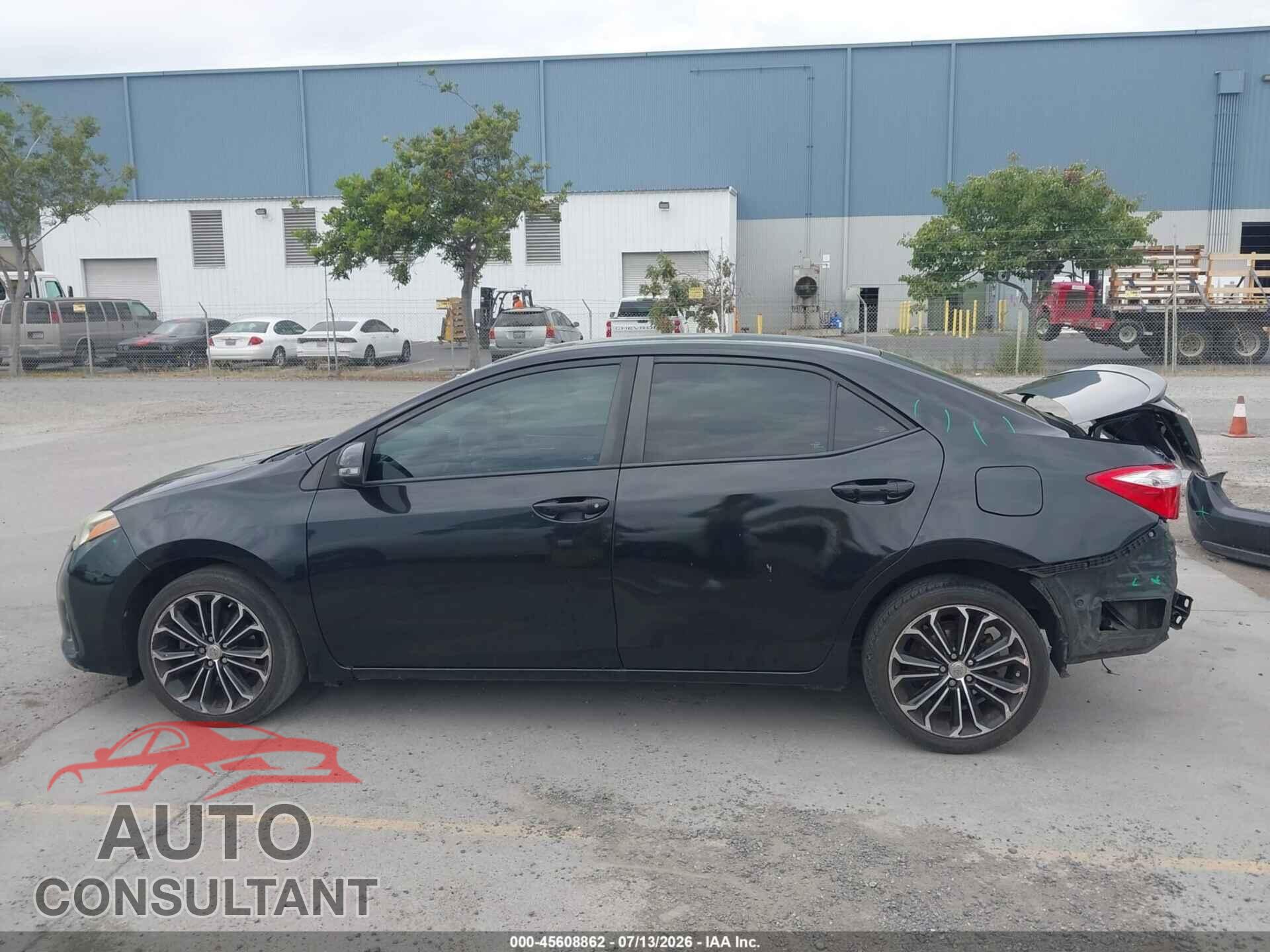 TOYOTA COROLLA 2016 - 5YFBURHE5GP494602