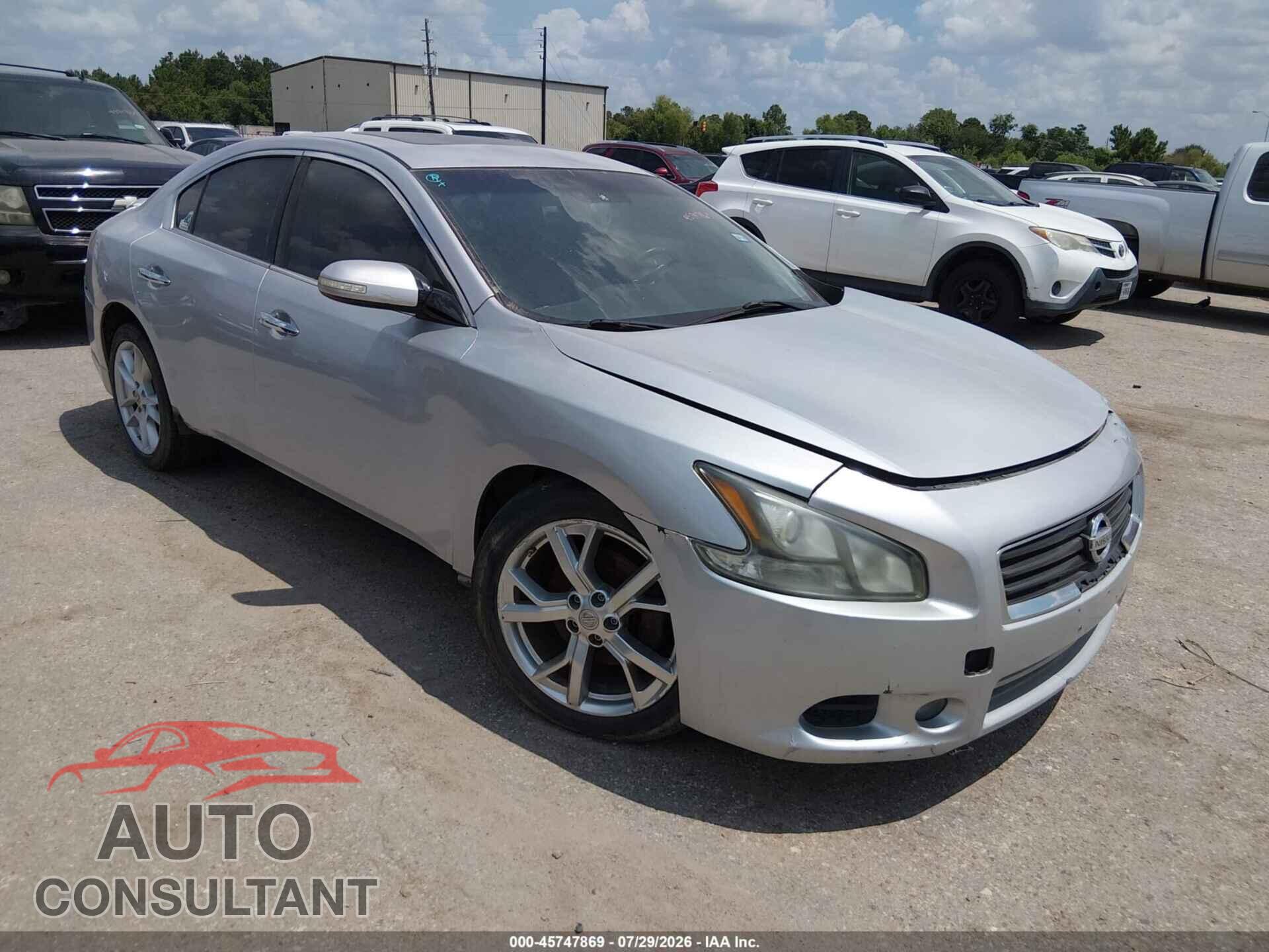 NISSAN MAXIMA 2012 - 1N4AA5AP1CC861772