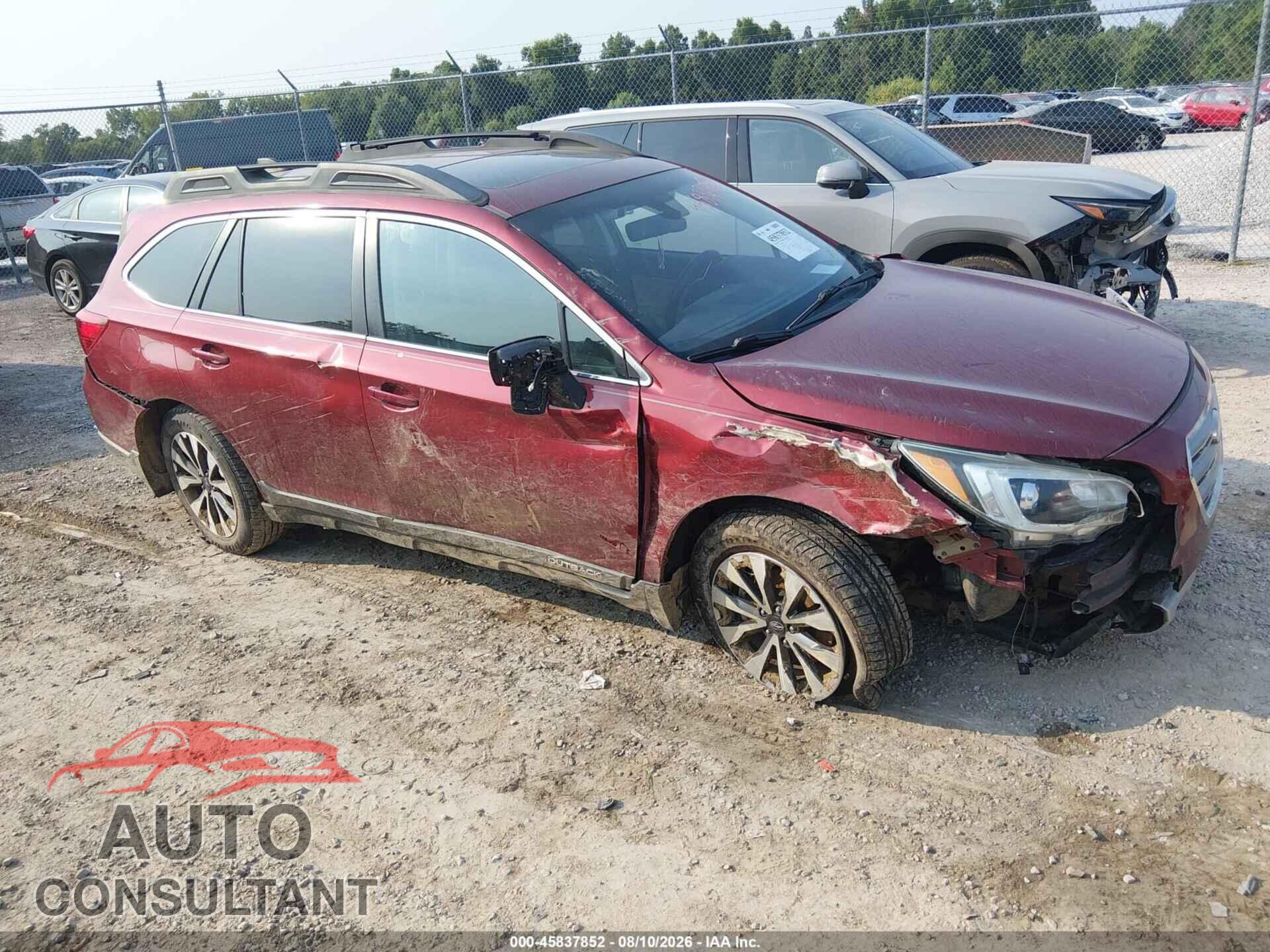 SUBARU OUTBACK 2017 - 4S4BSANC4H3241710