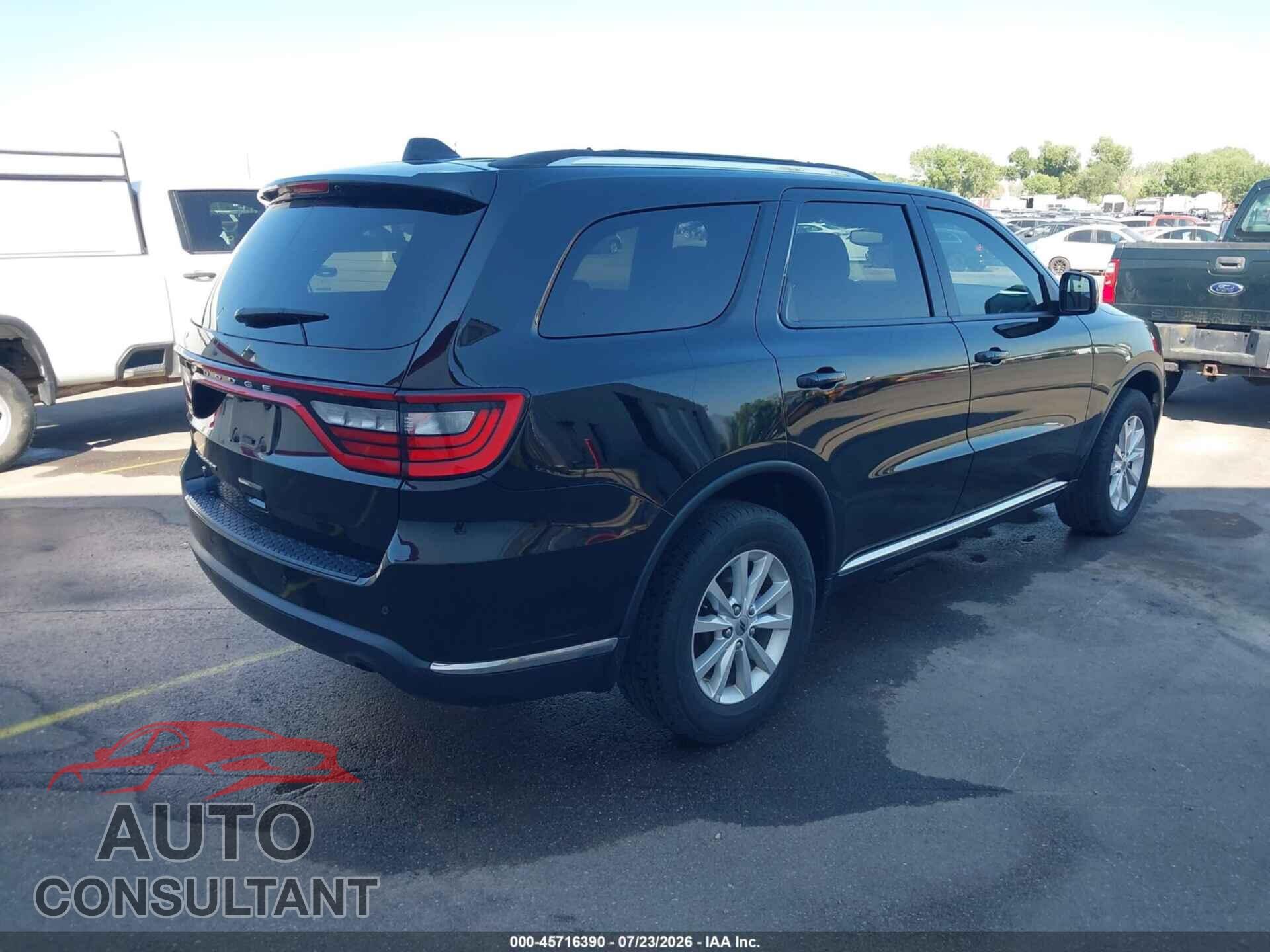 DODGE DURANGO 2019 - 1C4RDJAGXKC839765
