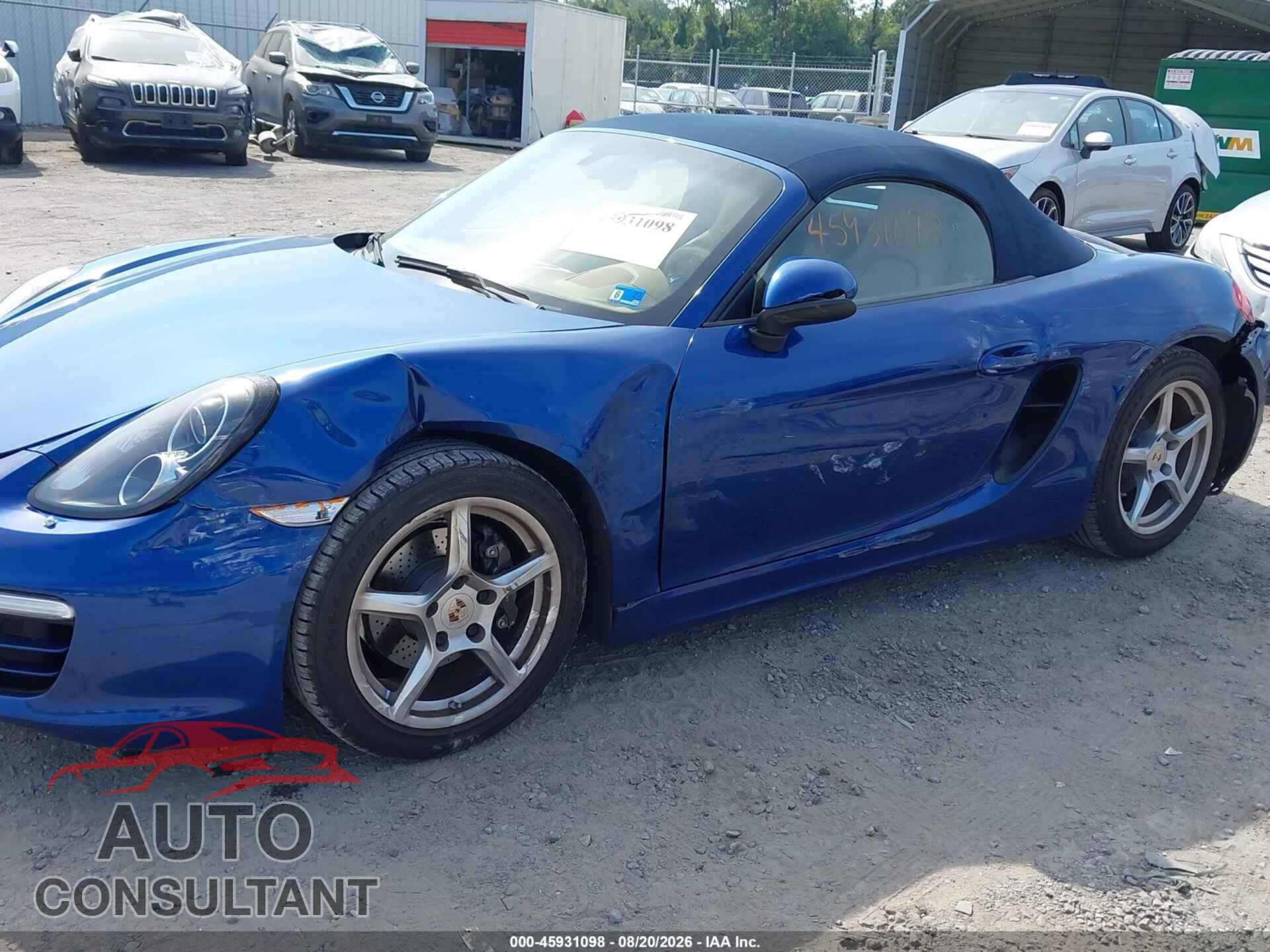 PORSCHE BOXSTER 2013 - WP0CA2A86DS112080