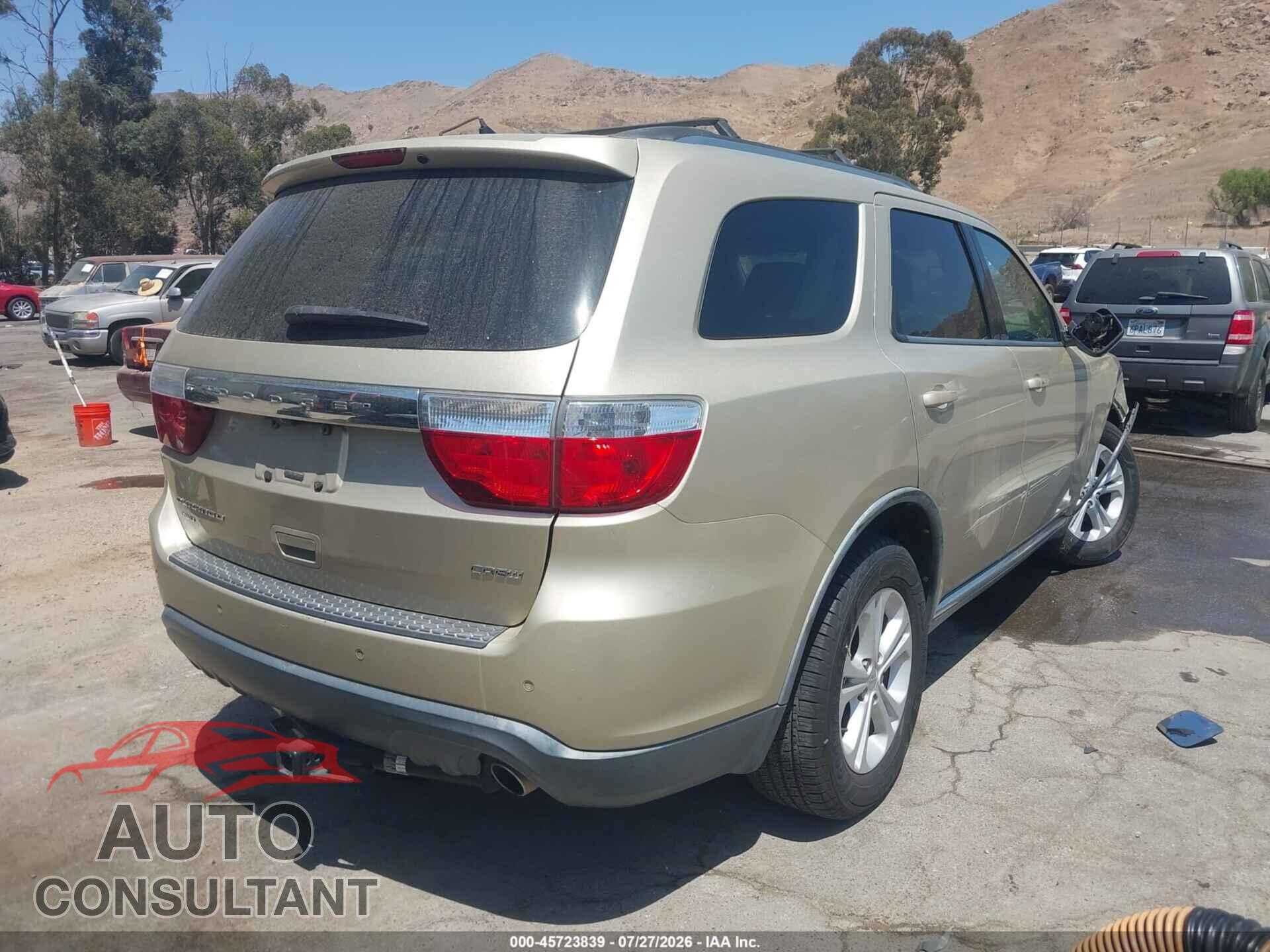 DODGE DURANGO 2011 - 1D4RE4GG5BC638459