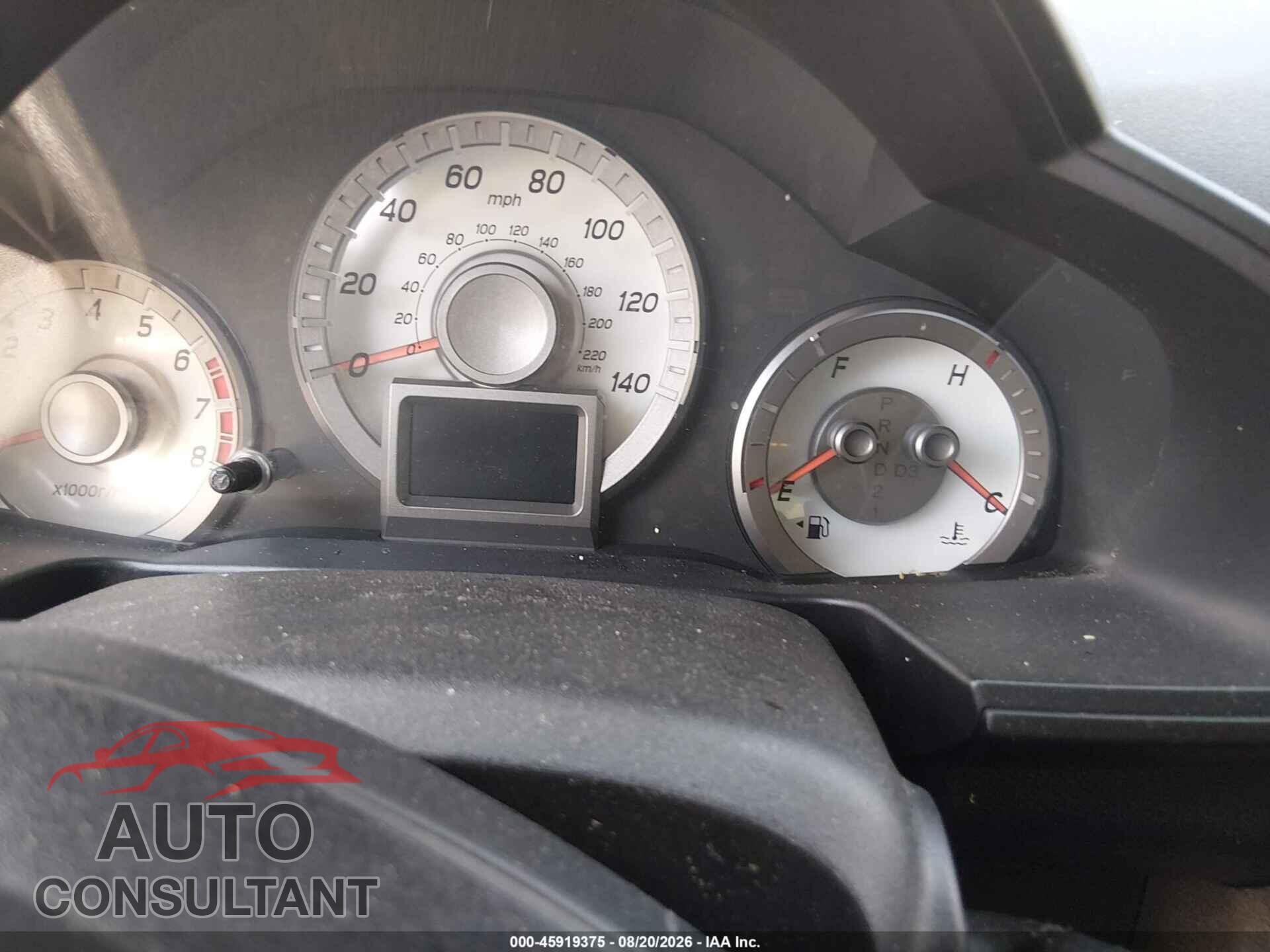 HONDA PILOT 2012 - 5FNYF4H95CB071891