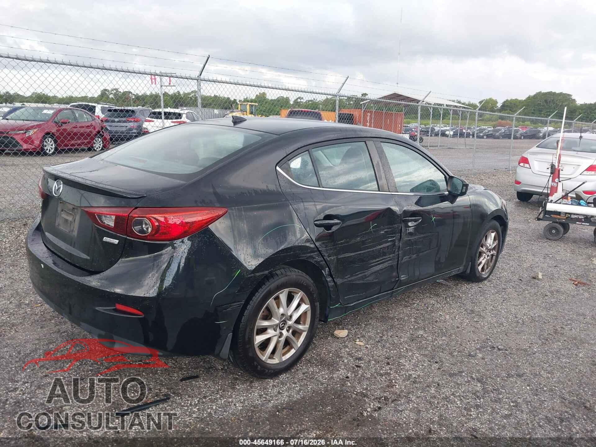 MAZDA MAZDA3 2016 - JM1BM1W78G1343473