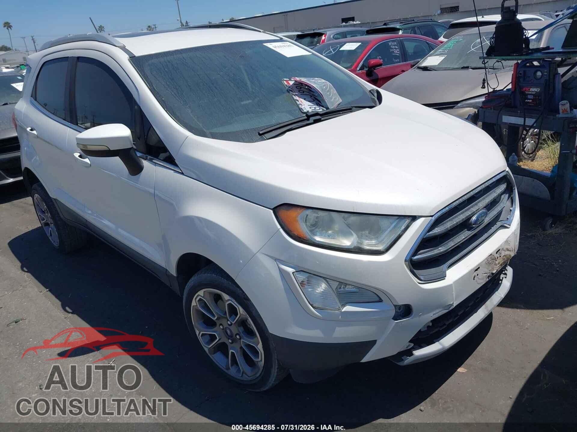 FORD ECOSPORT 2019 - MAJ6S3KL4KC309264