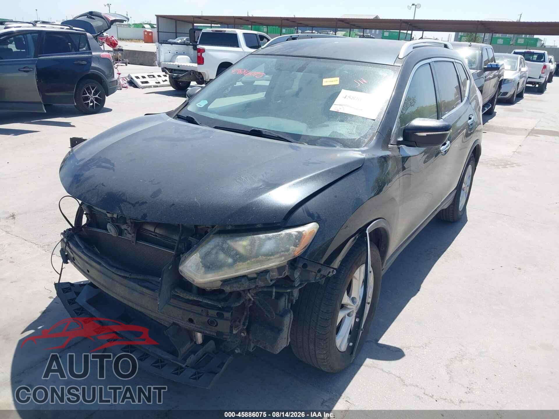 NISSAN ROGUE 2015 - KNMAT2MT1FP512085