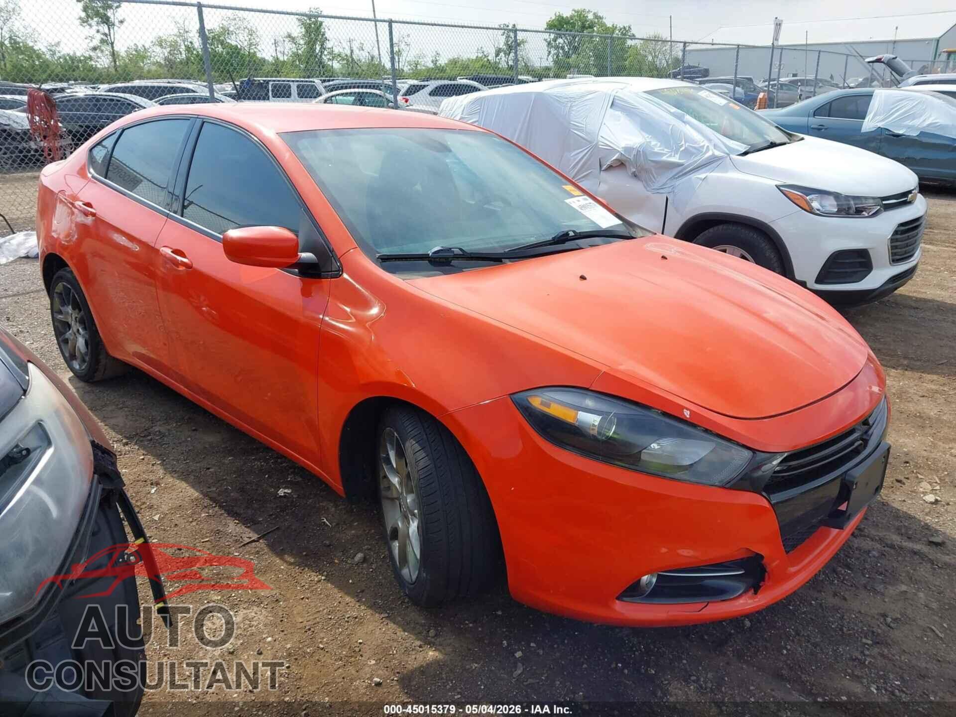 DODGE DART 2015 - 1C3CDFBBXFD224837
