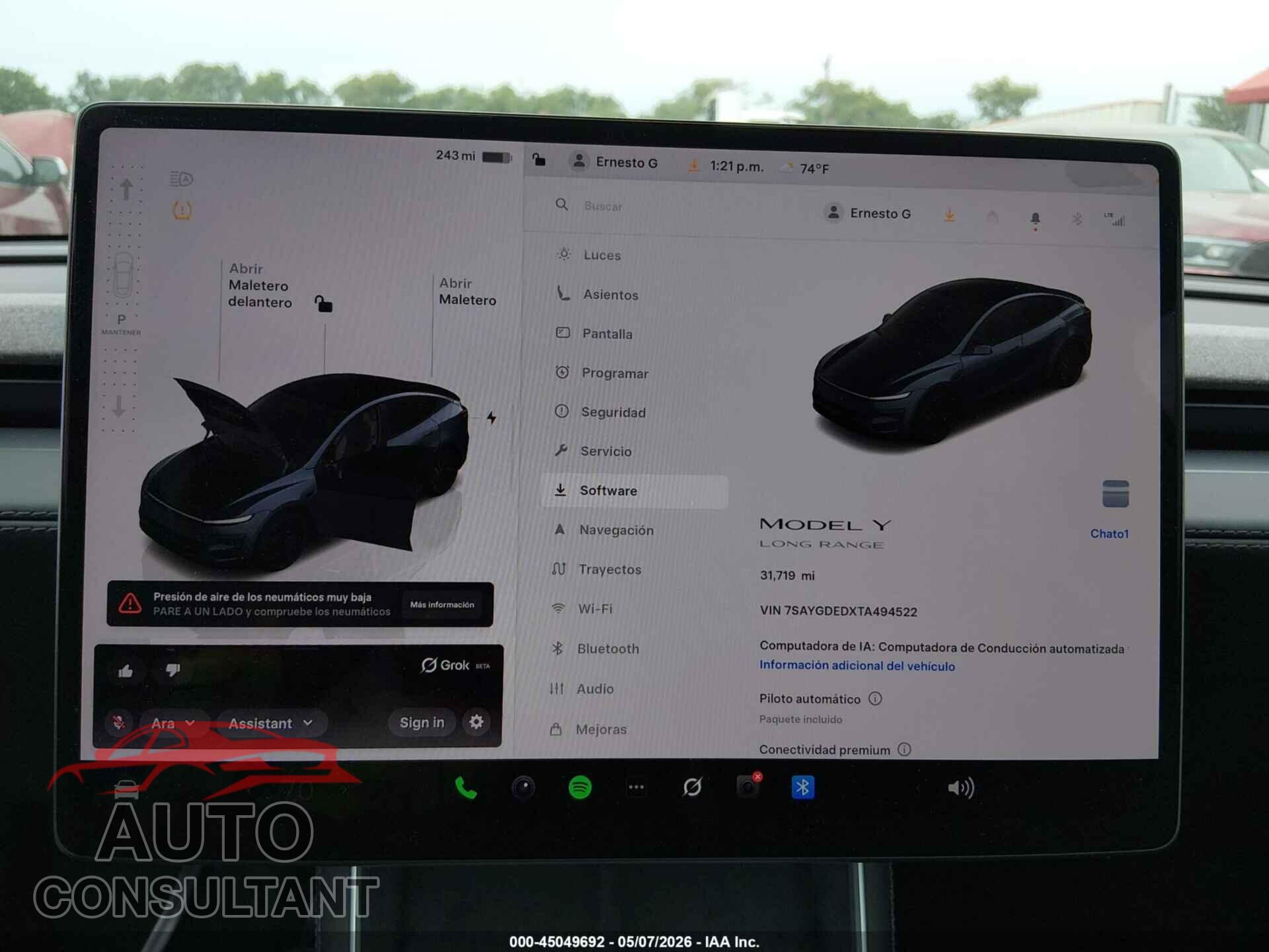 TESLA MODEL Y 2026 - 7SAYGDEDXTA494522