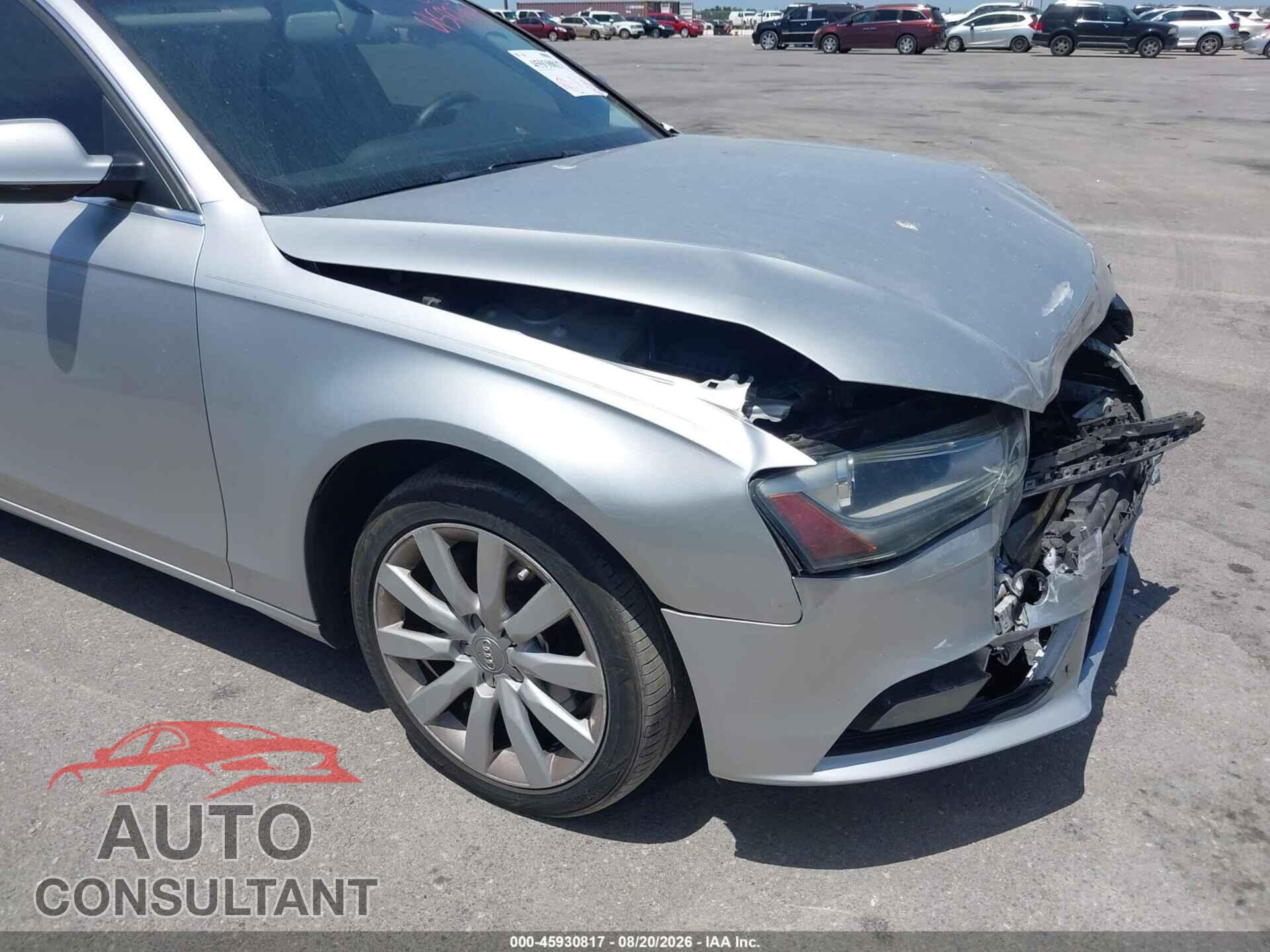 AUDI A4 2013 - WAUBFAFL2DA161879