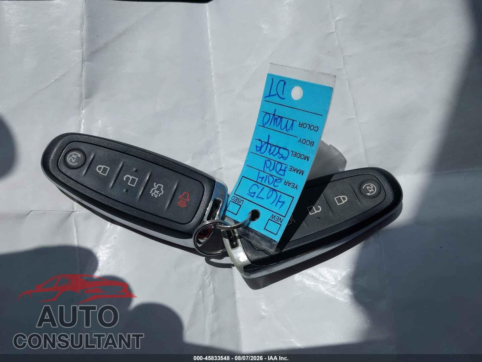 FORD ESCAPE 2014 - 1FMCU9JX7EUC73711