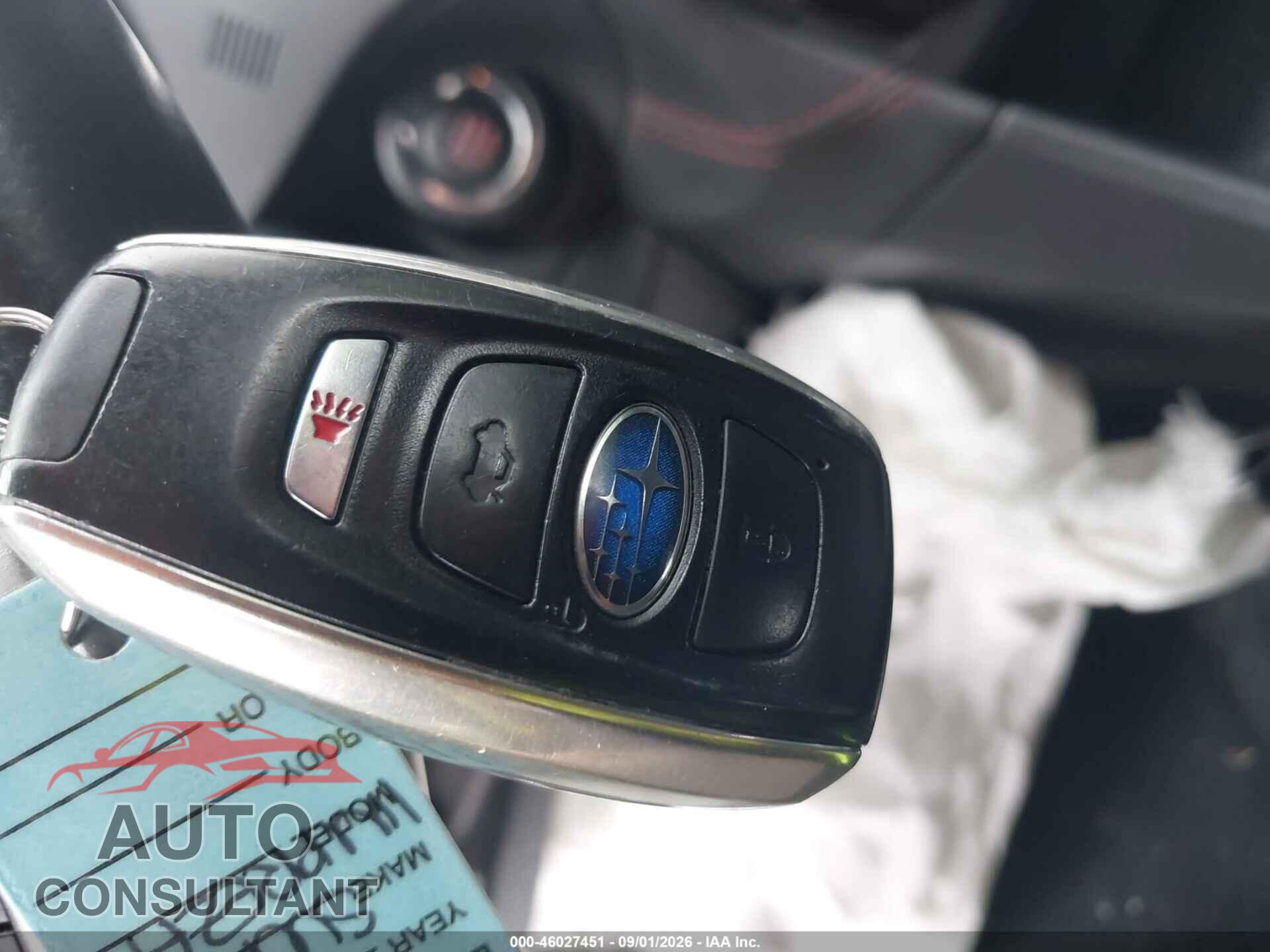 SUBARU IMPREZA 2017 - 4S3GTAK6XH1741680