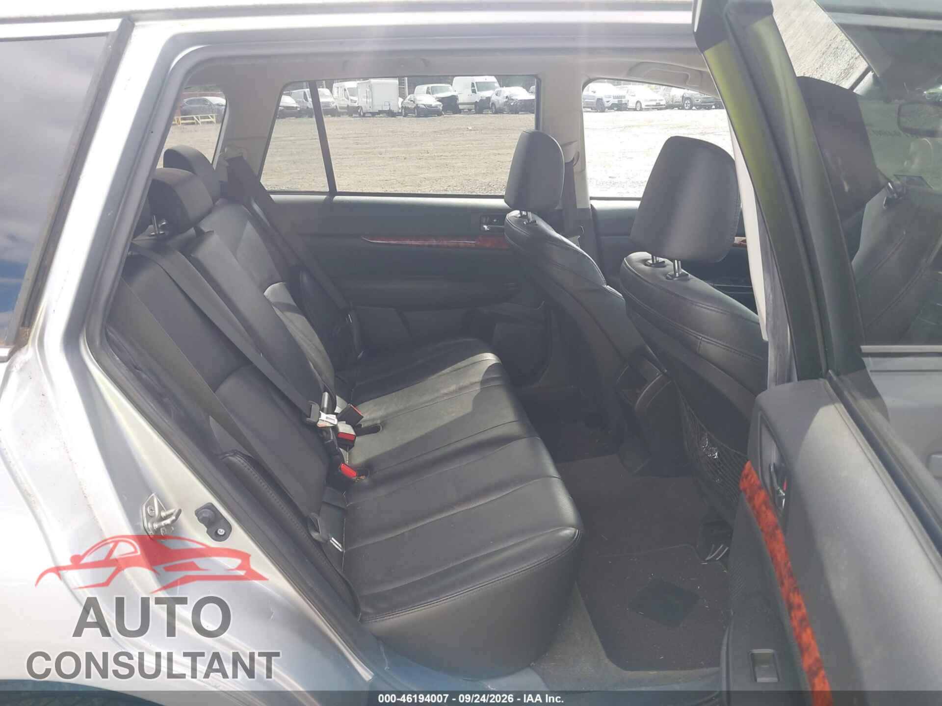 SUBARU OUTBACK 2012 - 4S4BRDKC9C2254792