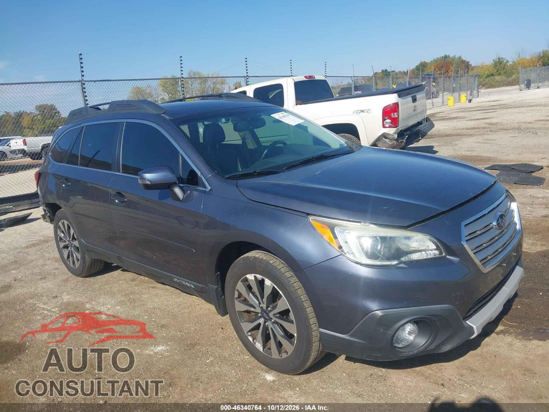 SUBARU OUTBACK 2015 - 4S4BSBNC9F3346844