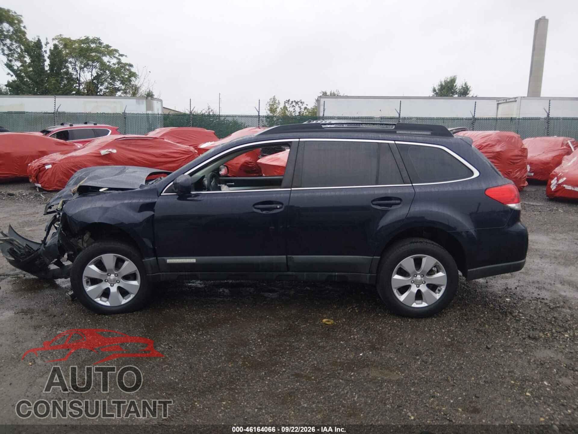 SUBARU OUTBACK 2012 - 4S4BRBAC2C3268792
