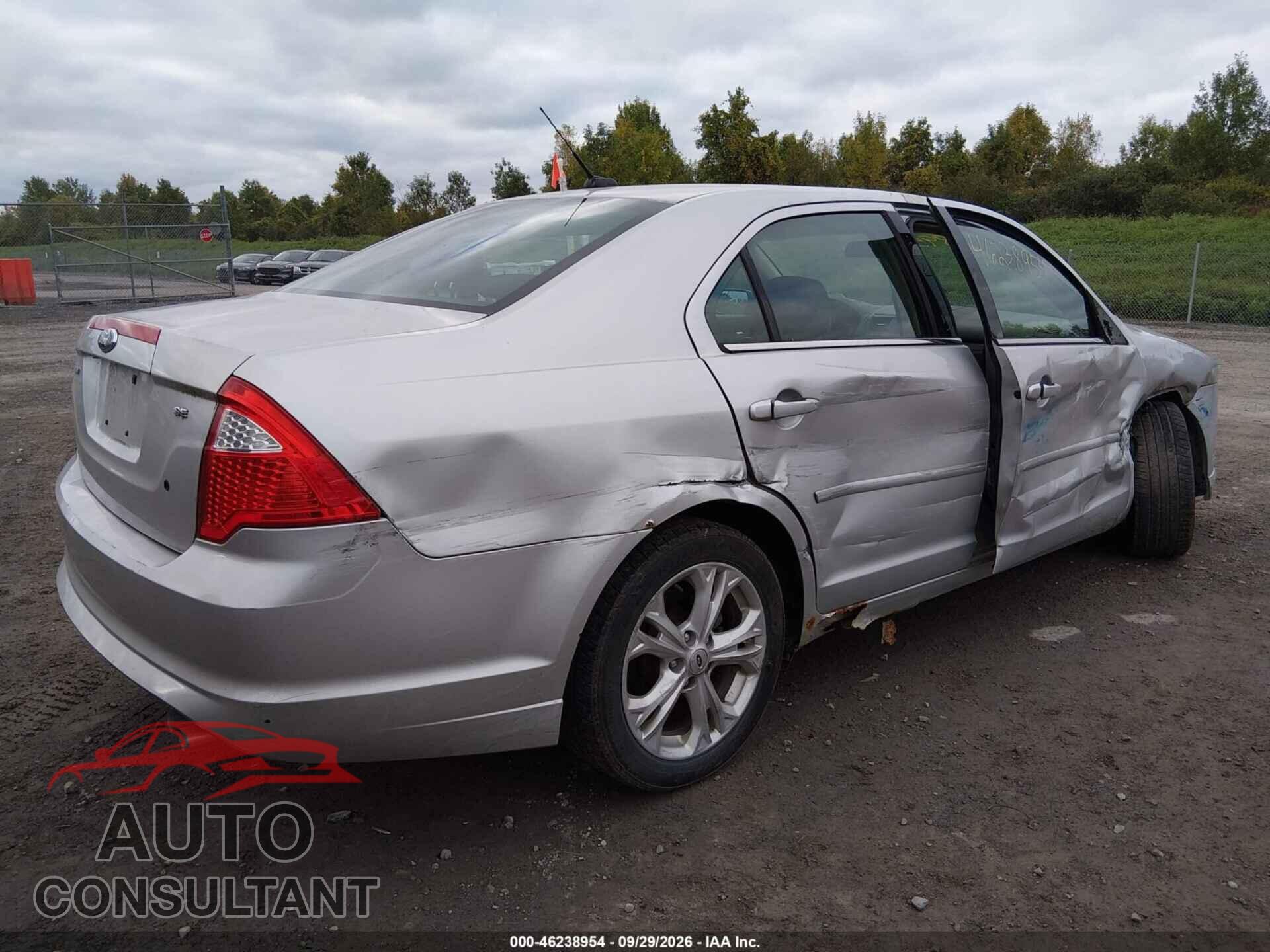 FORD FUSION 2012 - 3FAHP0HAXCR315636