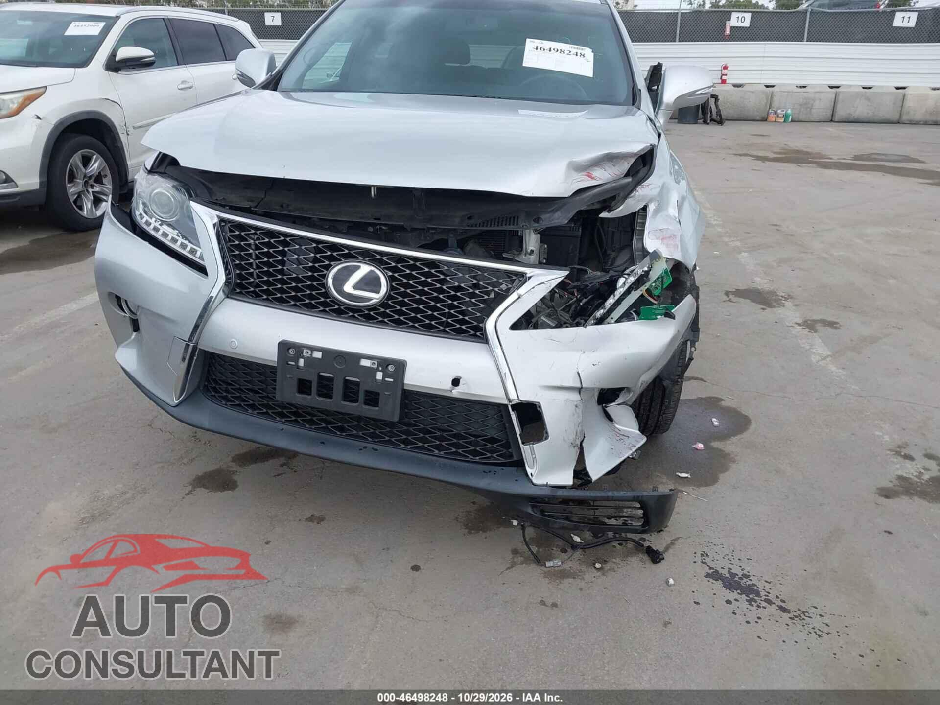 LEXUS RX 350 2013 - 2T2BK1BA2DC182662
