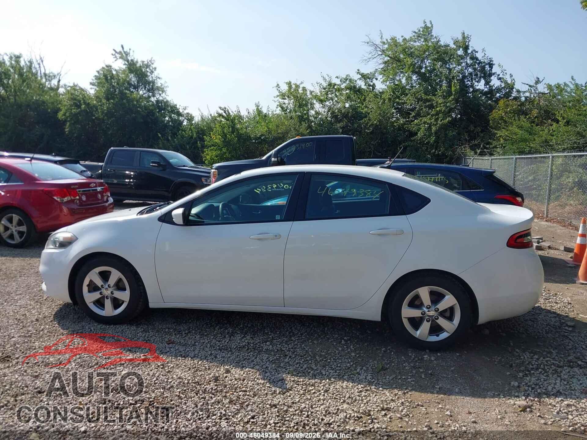 DODGE DART 2015 - 1C3CDFBB6FD420466