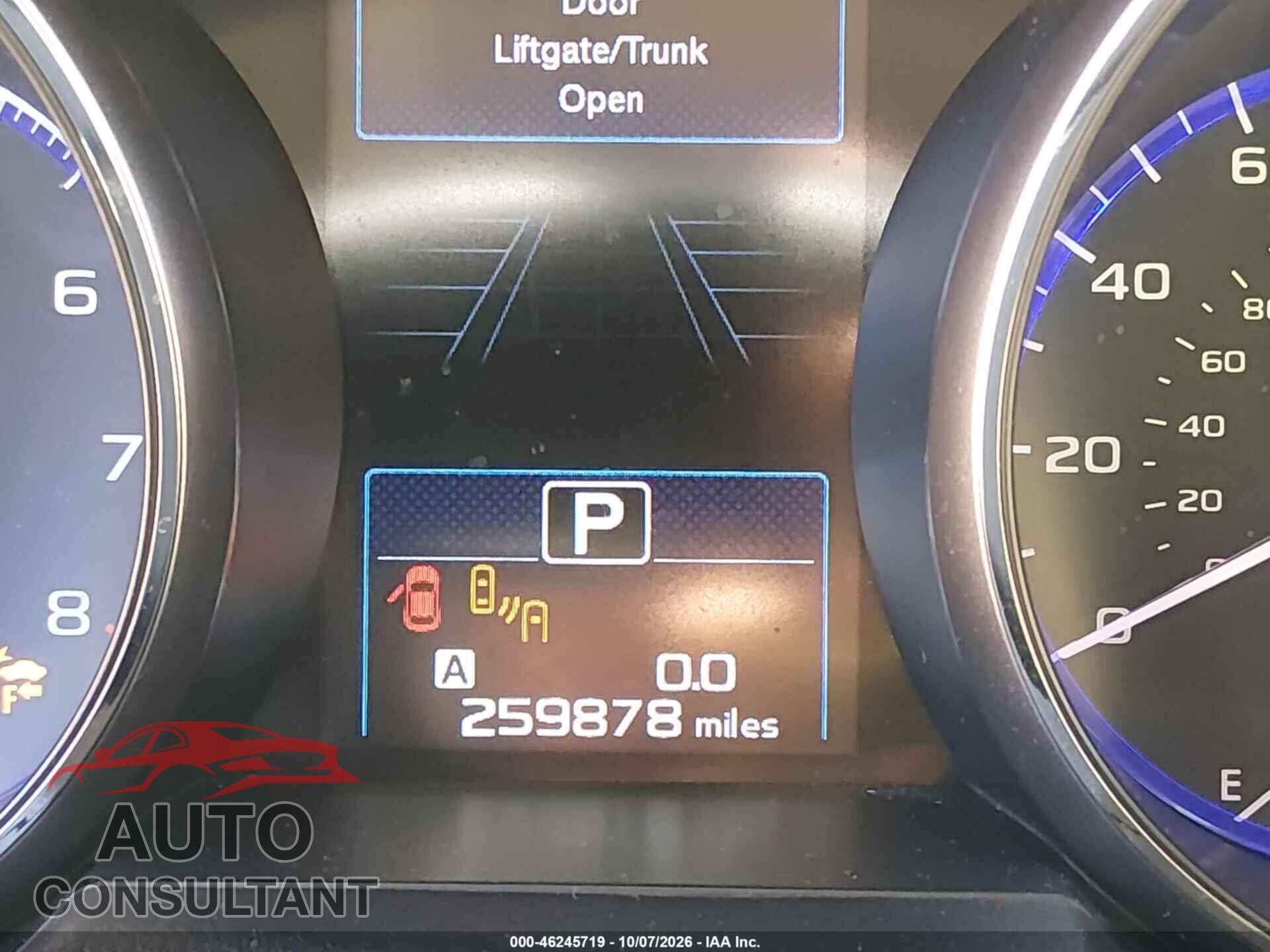 SUBARU OUTBACK 2015 - 4S4BSANC2F3353774
