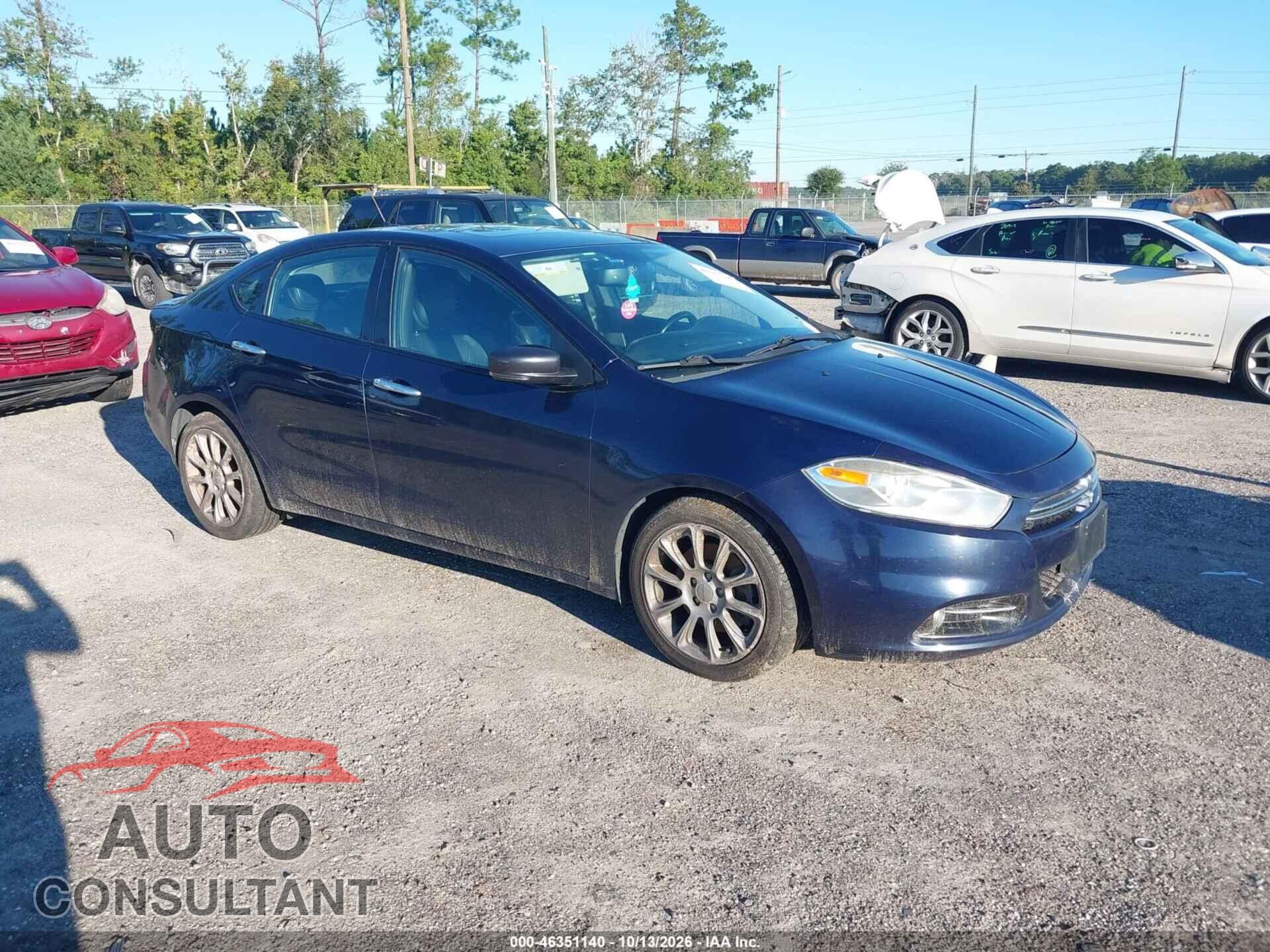 DODGE DART 2015 - 1C3CDFCB7FD407739