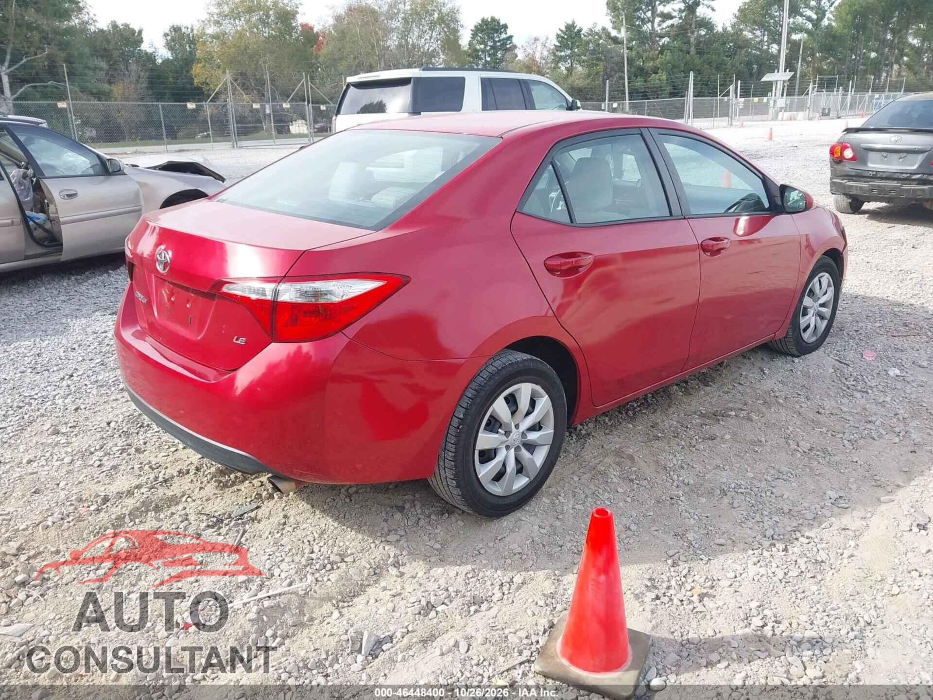 TOYOTA COROLLA 2015 - 2T1BURHE7FC324837
