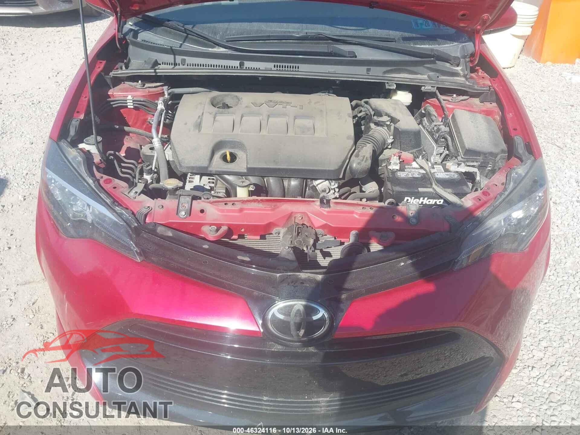 TOYOTA COROLLA 2017 - 2T1BURHE2HC794129