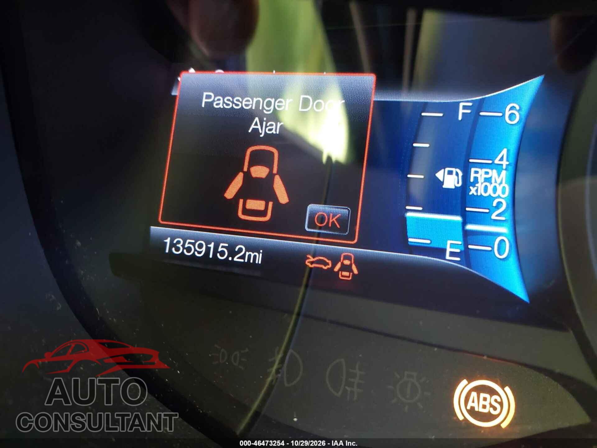 FORD EDGE 2016 - 2FMPK3J9XGBC23304