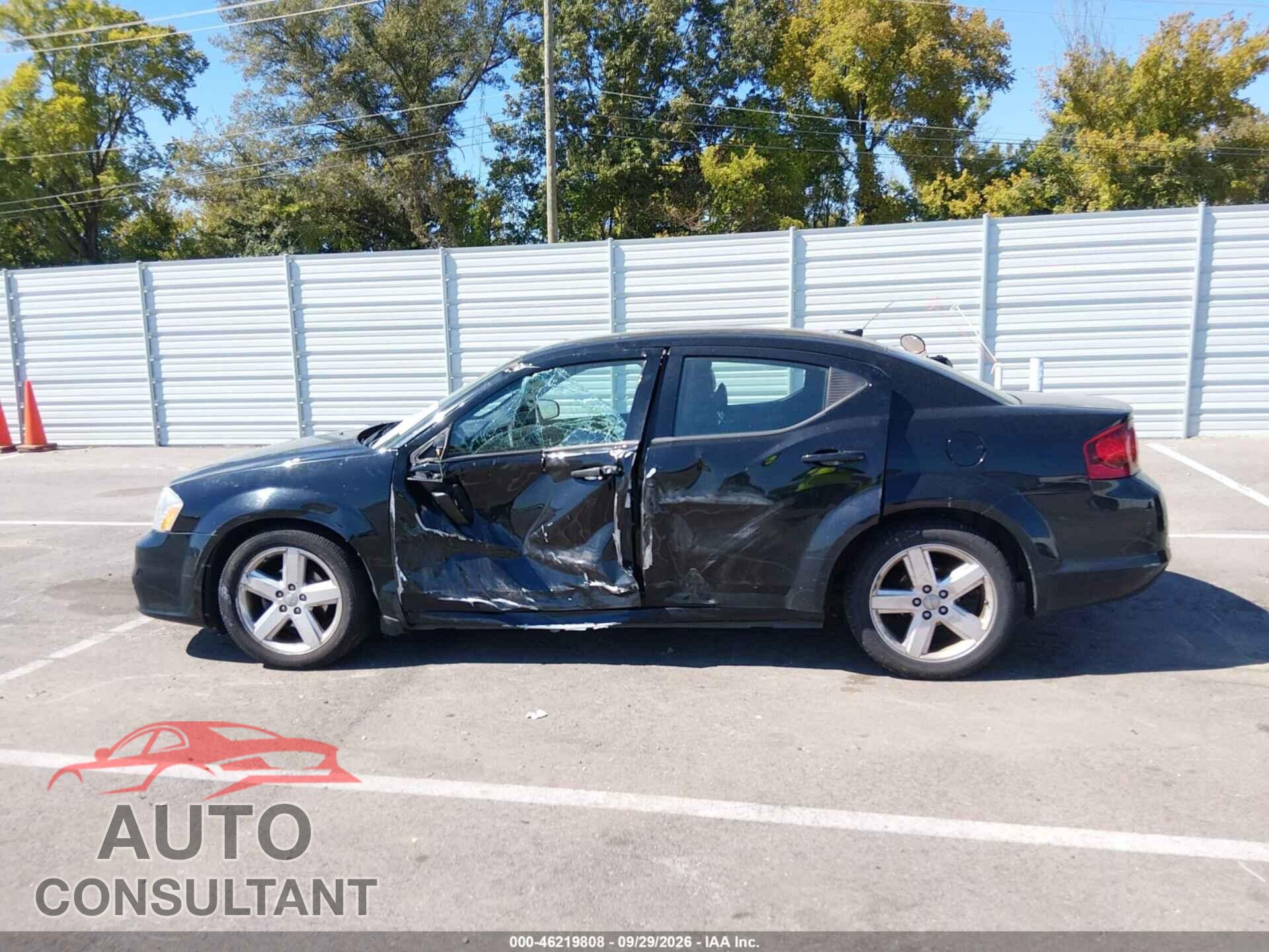 DODGE AVENGER 2013 - 1C3CDZAB0DN535008