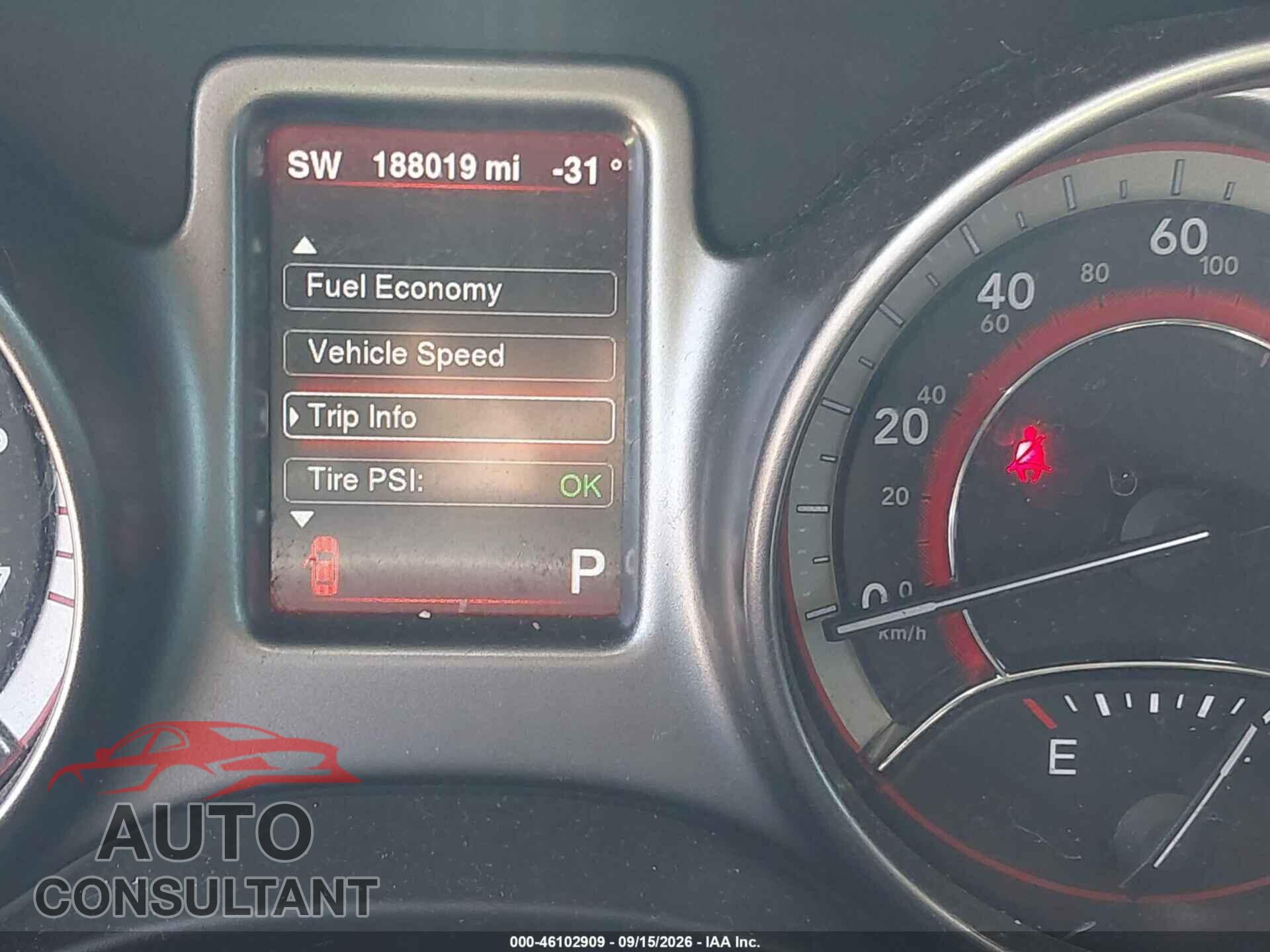 DODGE JOURNEY 2015 - 3C4PDCGG7FT535524