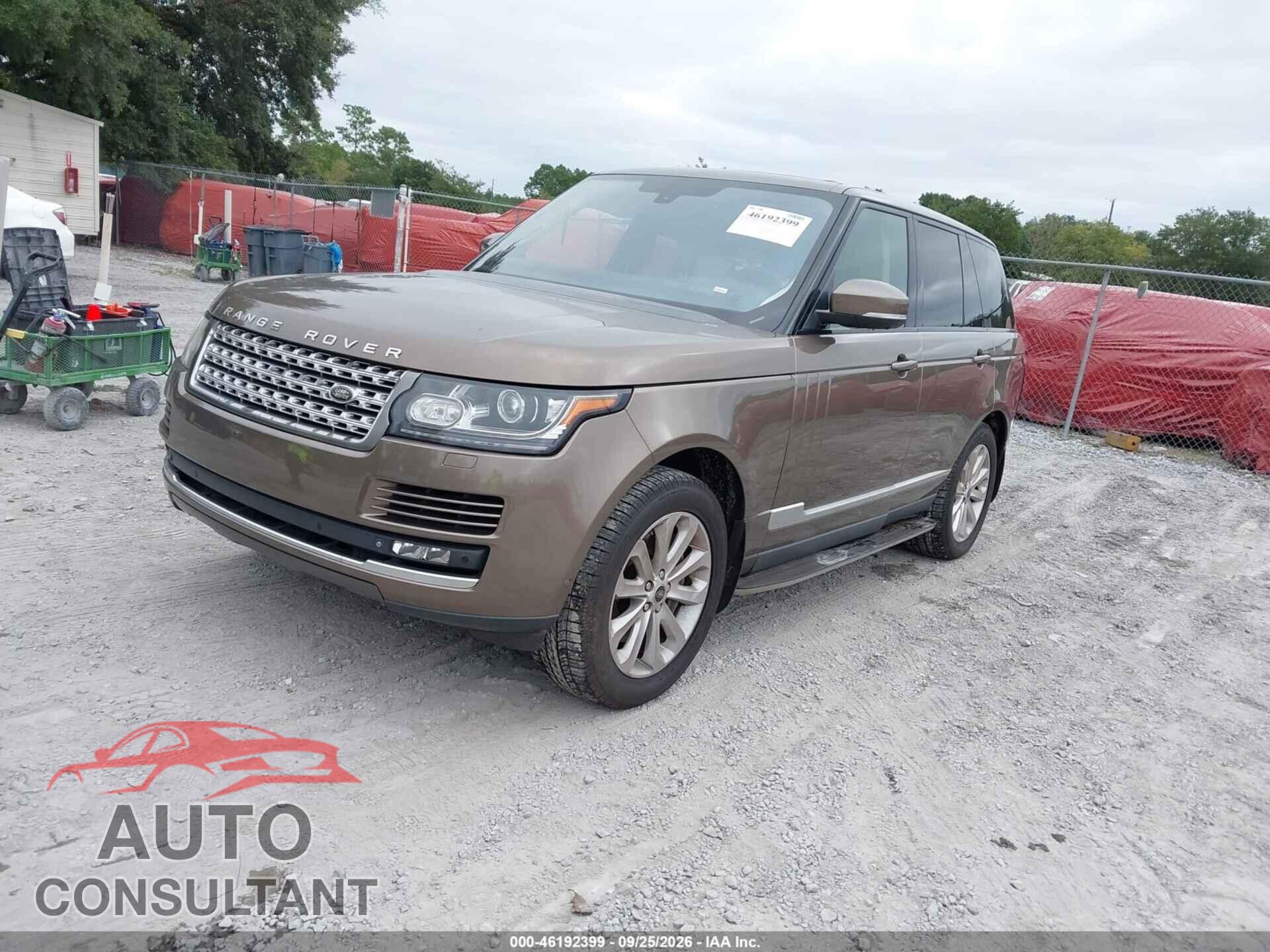 LAND ROVER RANGE ROVER 2013 - SALGS2DF5DA109887