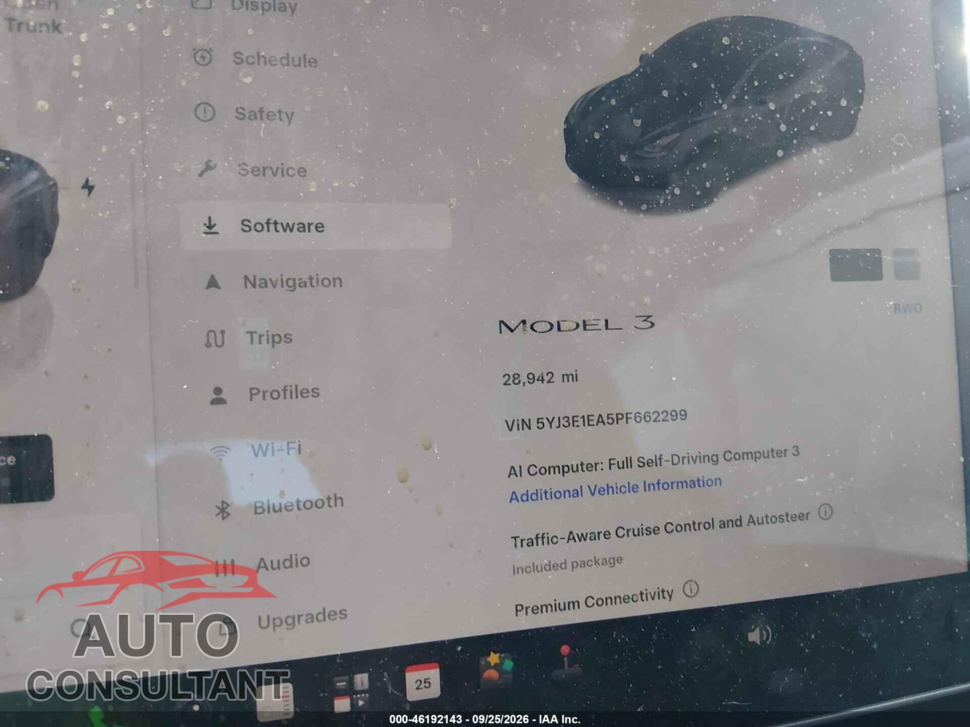 TESLA MODEL 3 2023 - 5YJ3E1EA5PF662299