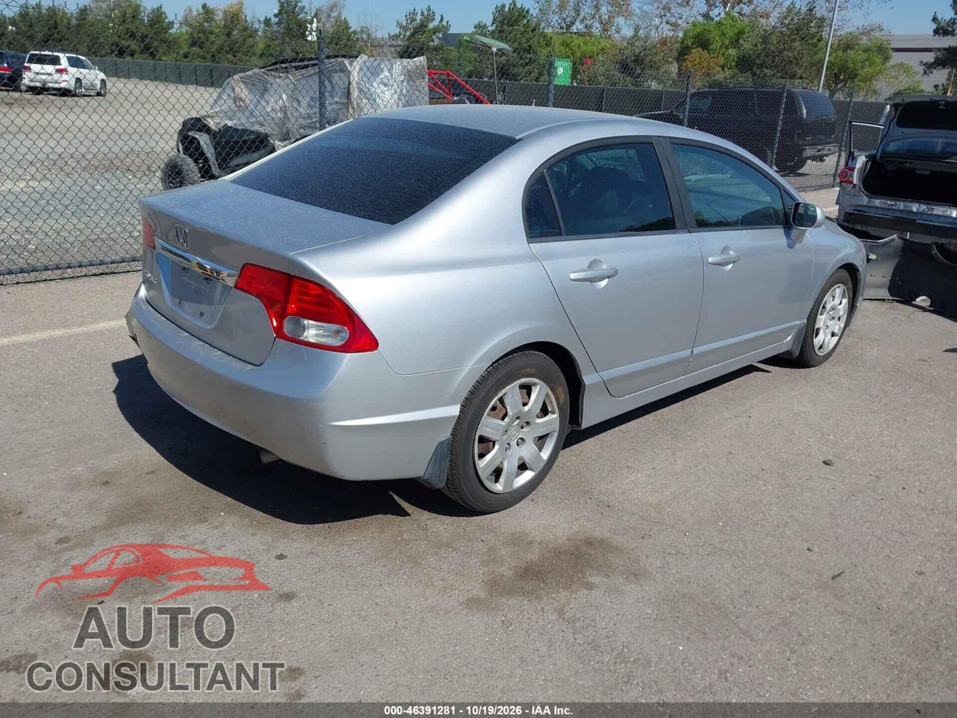 HONDA CIVIC 2010 - 19XFA1F52AE045126