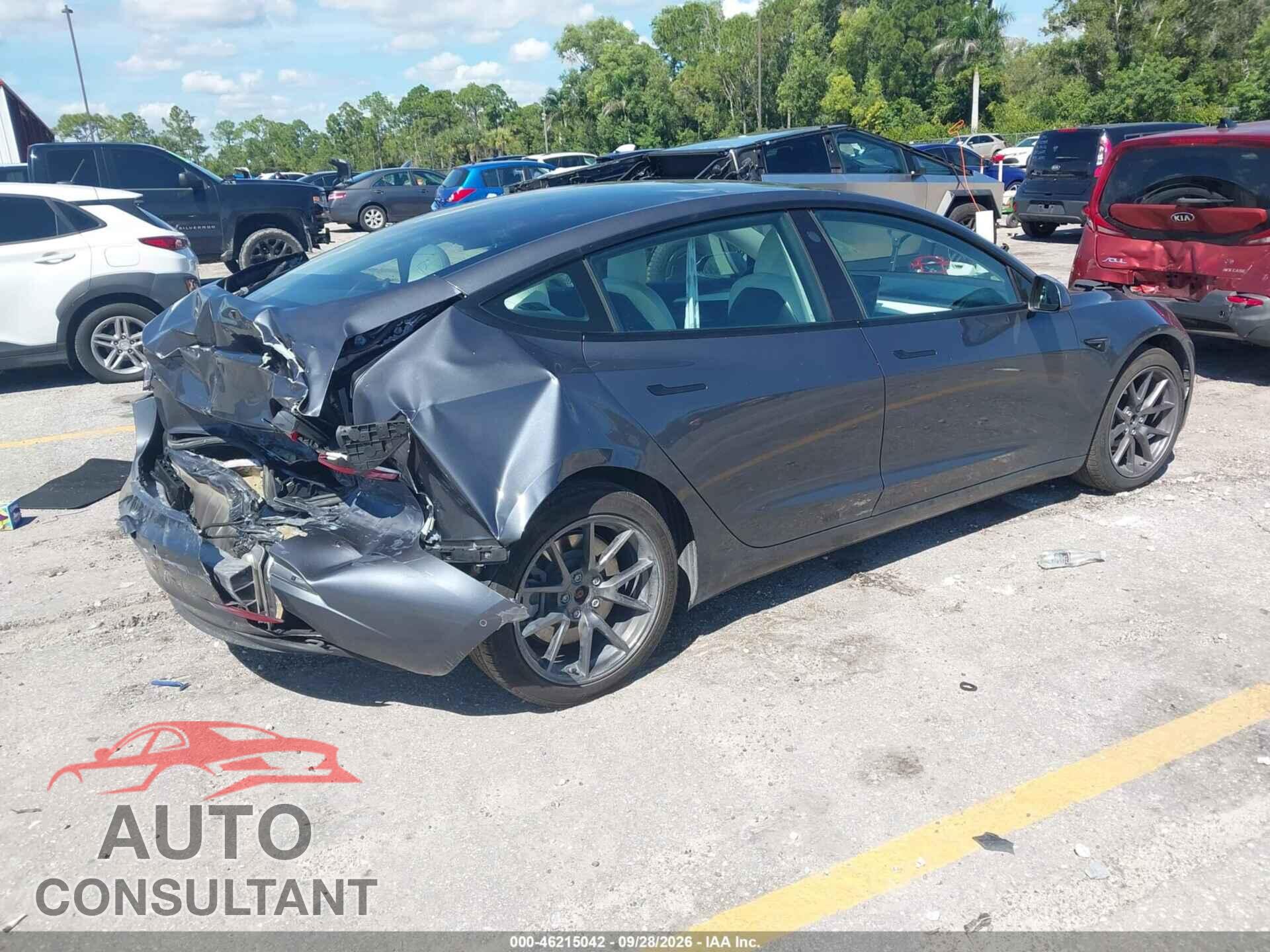 TESLA MODEL 3 2022 - 5YJ3E1EBXNF103448