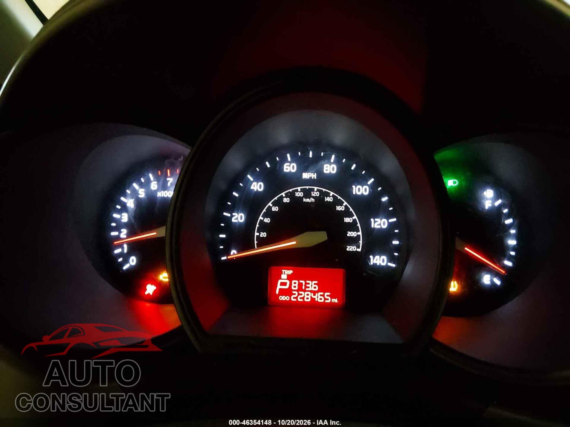 KIA RIO 2013 - KNADN5A34D6172394