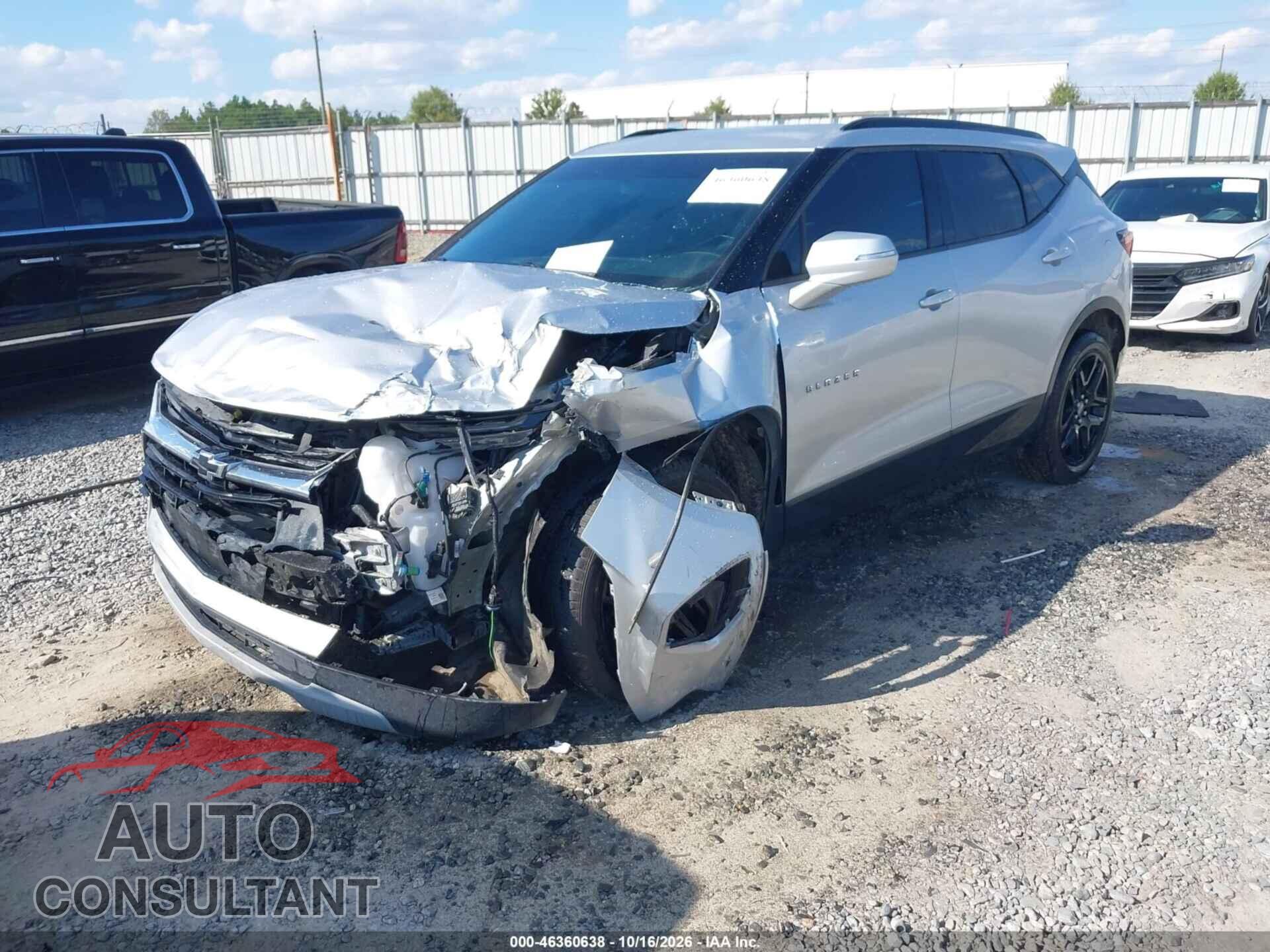 CHEVROLET BLAZER 2020 - 3GNKBCRS7LS687782