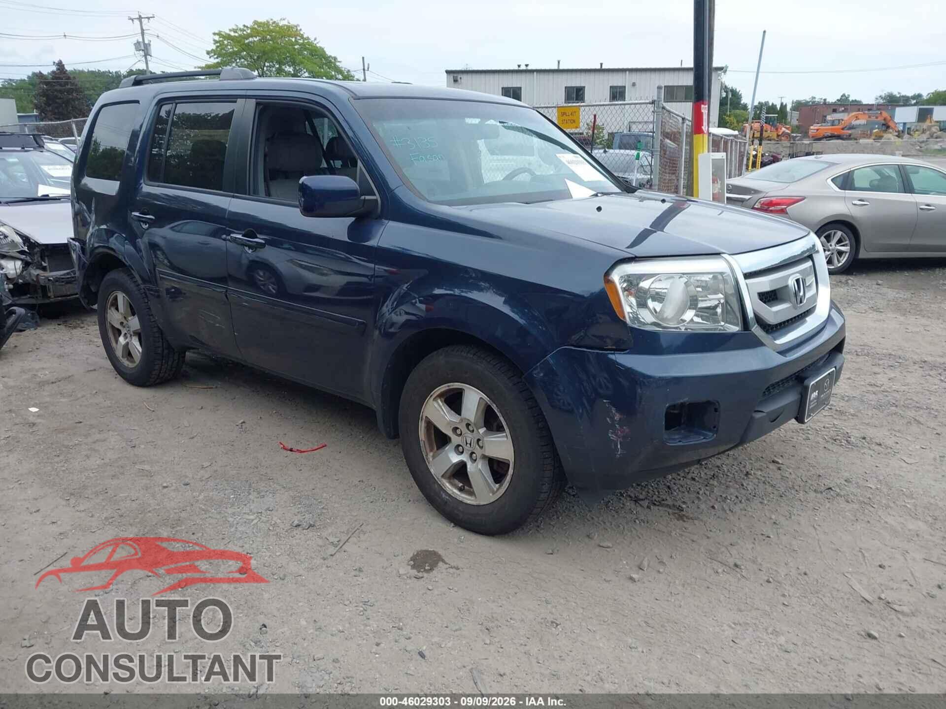 HONDA PILOT 2011 - 5FNYF4H50BB106378